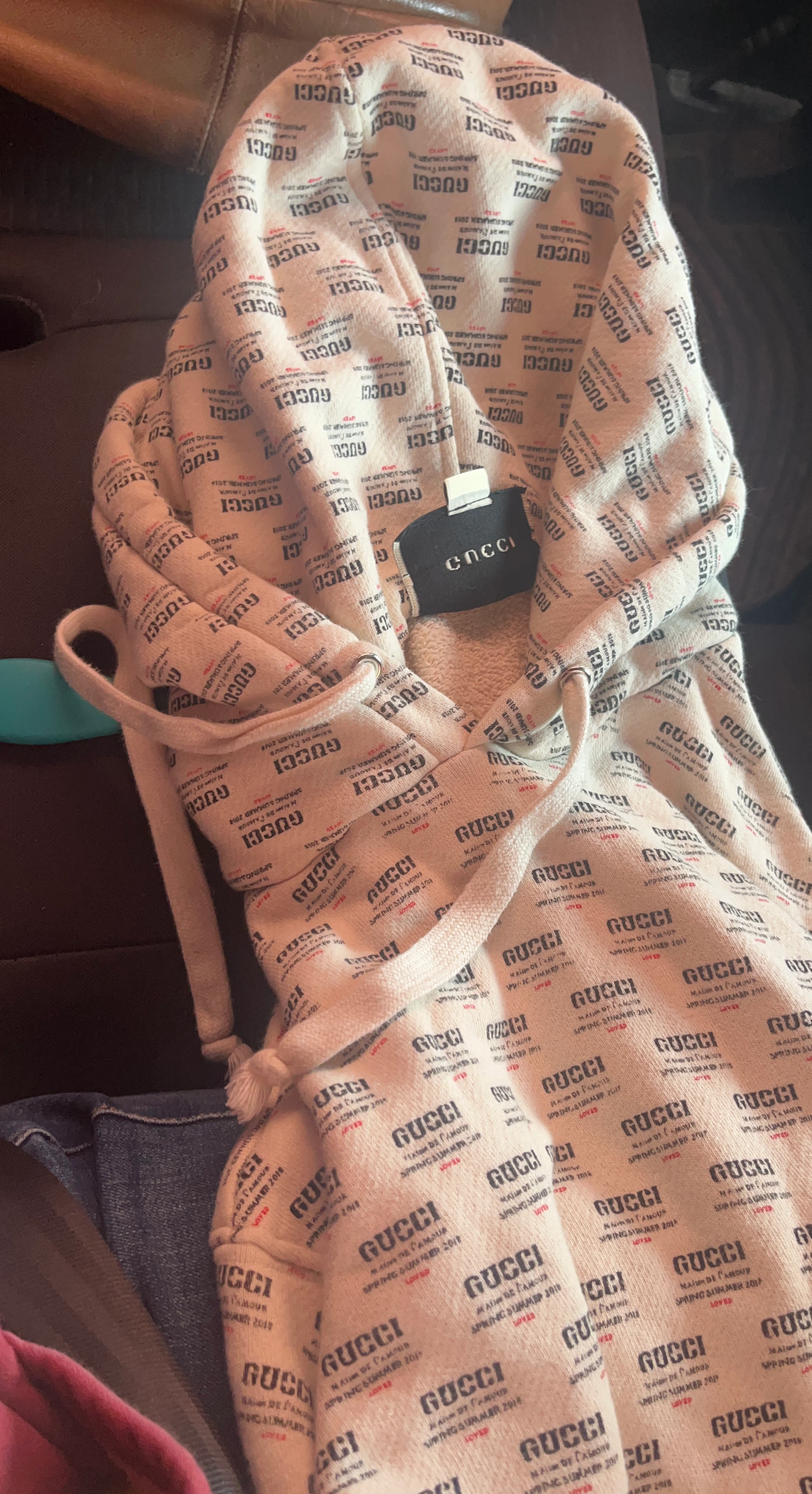 Gucci All-Over Print Hoodie