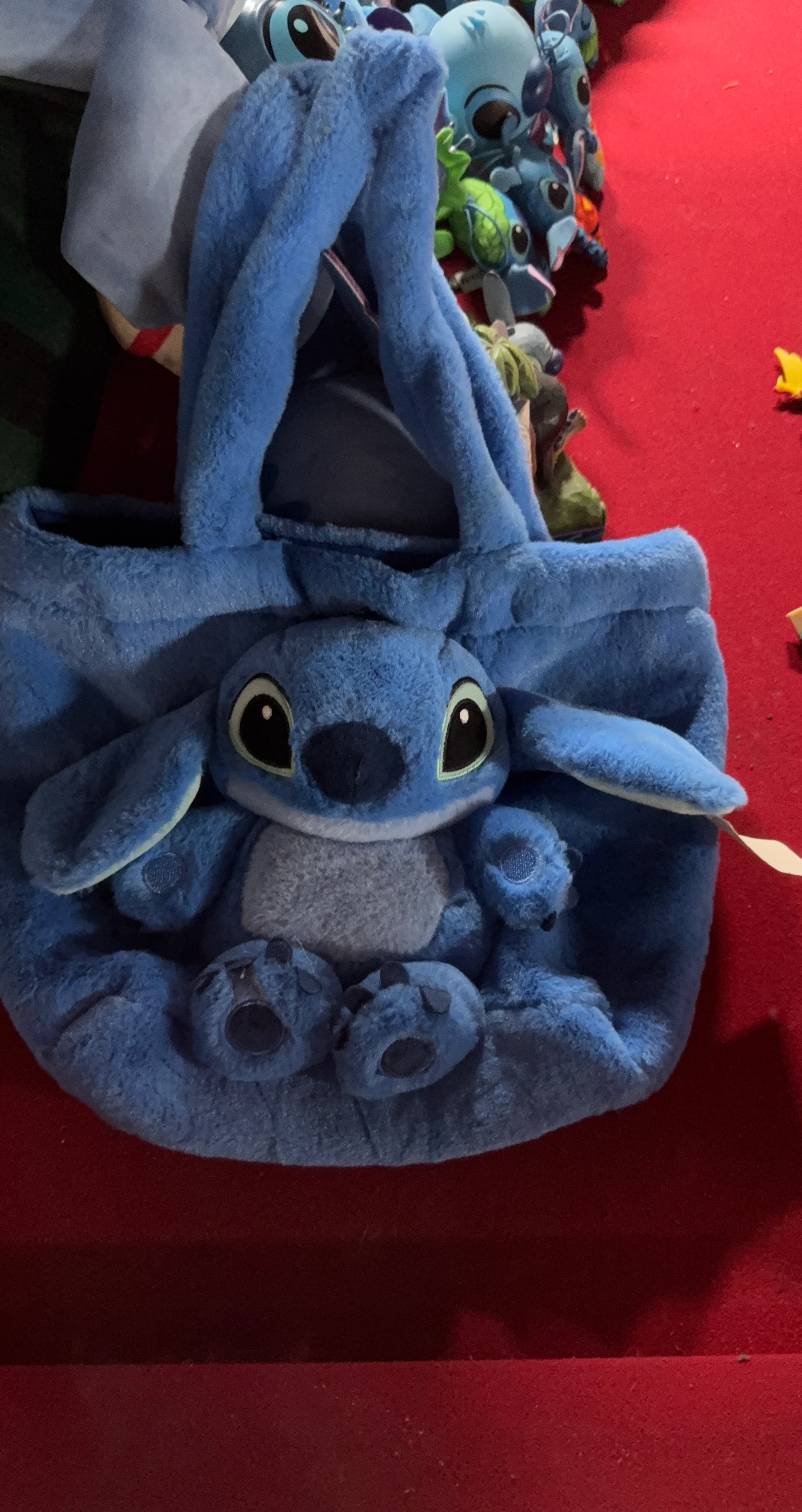 Disney Stitch Plush Tote Bag
