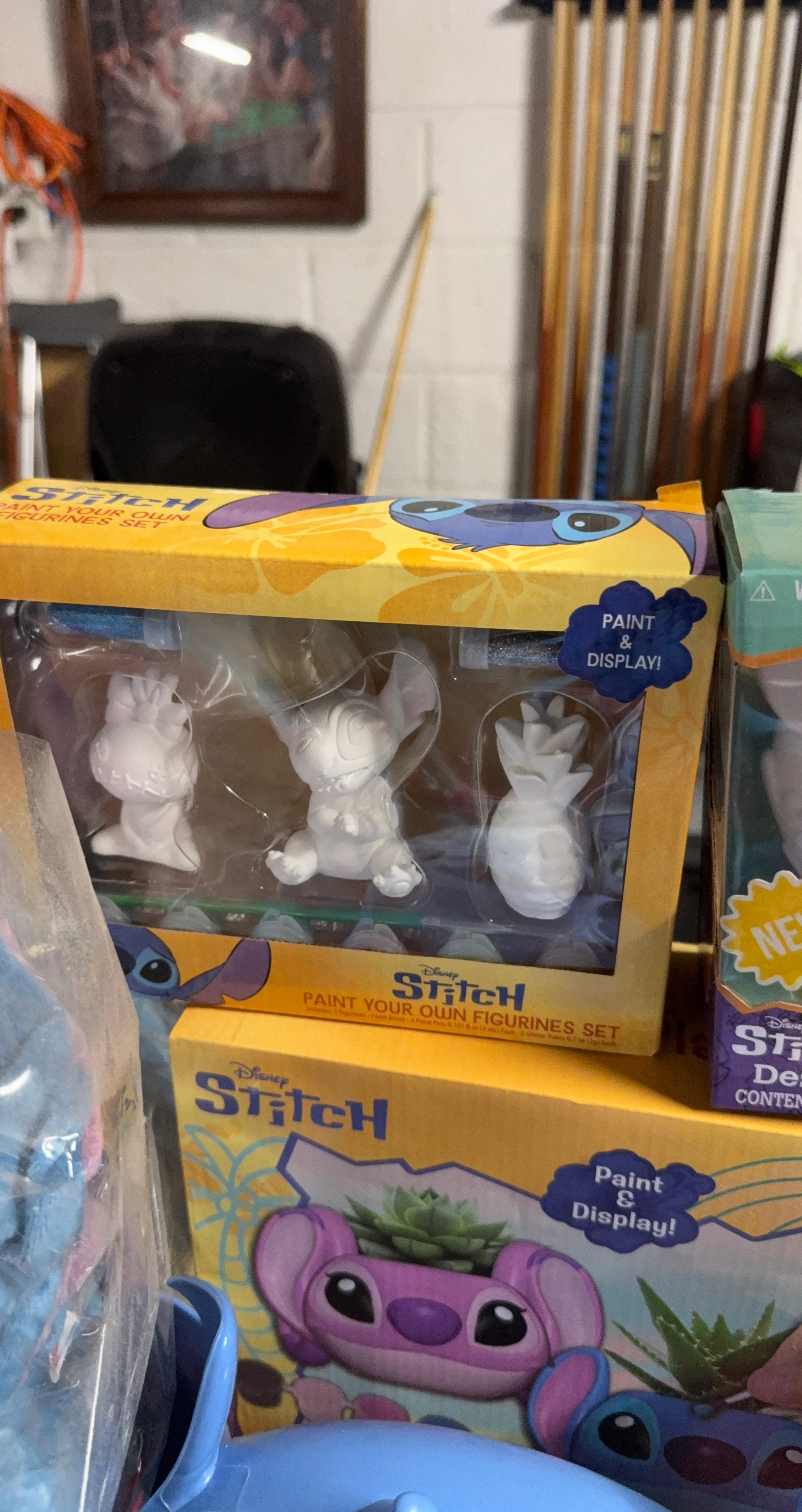 Disney Stitch Paint Your Own Figurines Set
