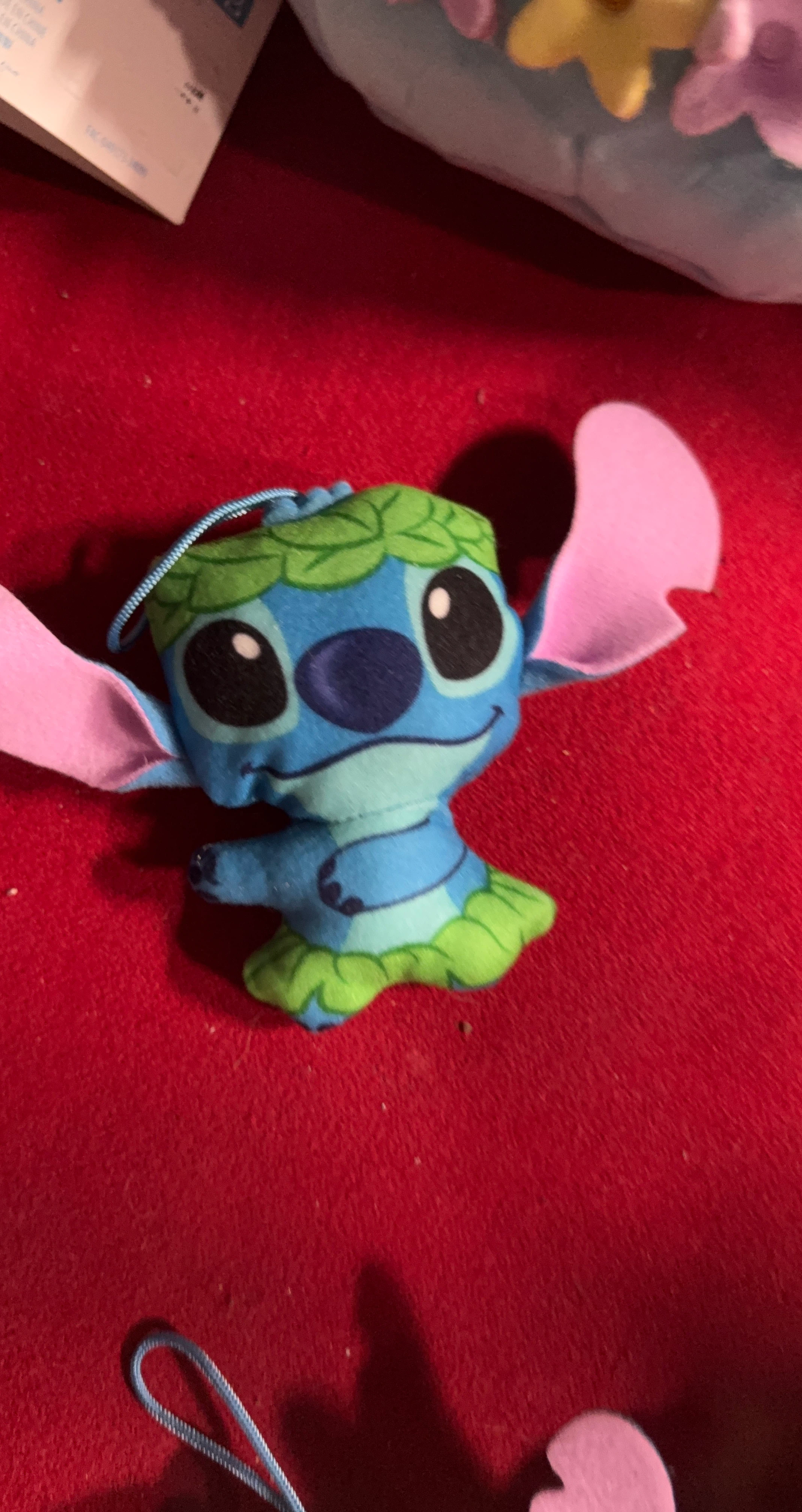 Disney Stitch Hula Plush Keychain