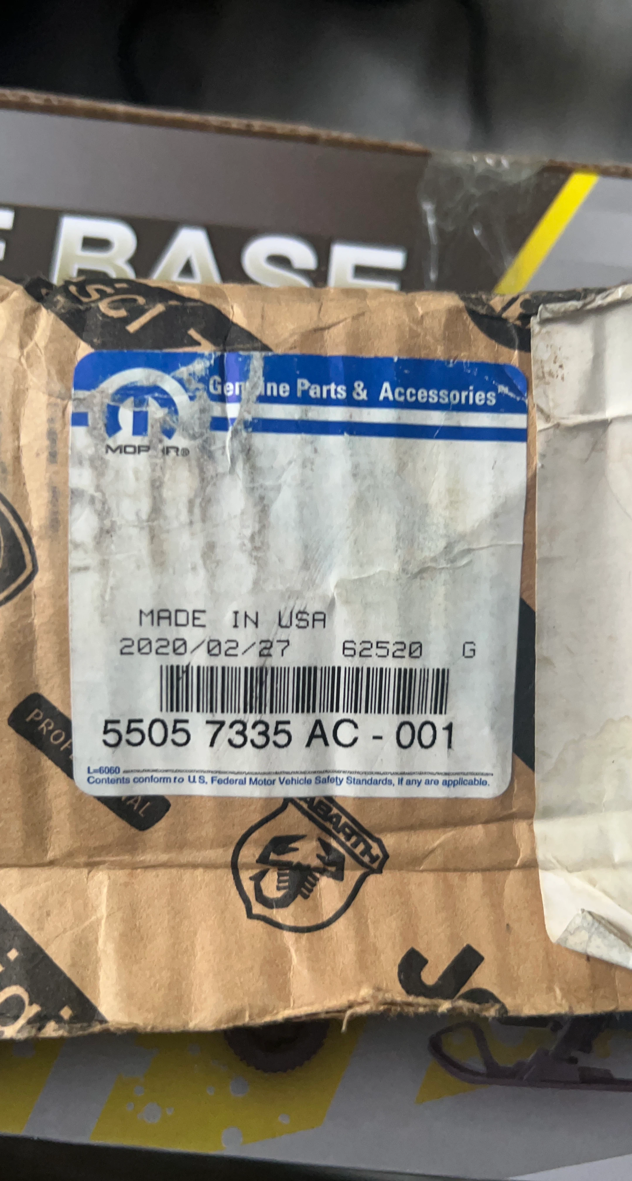 Mopar Steering Column Intermediate Shaft 55057335AC