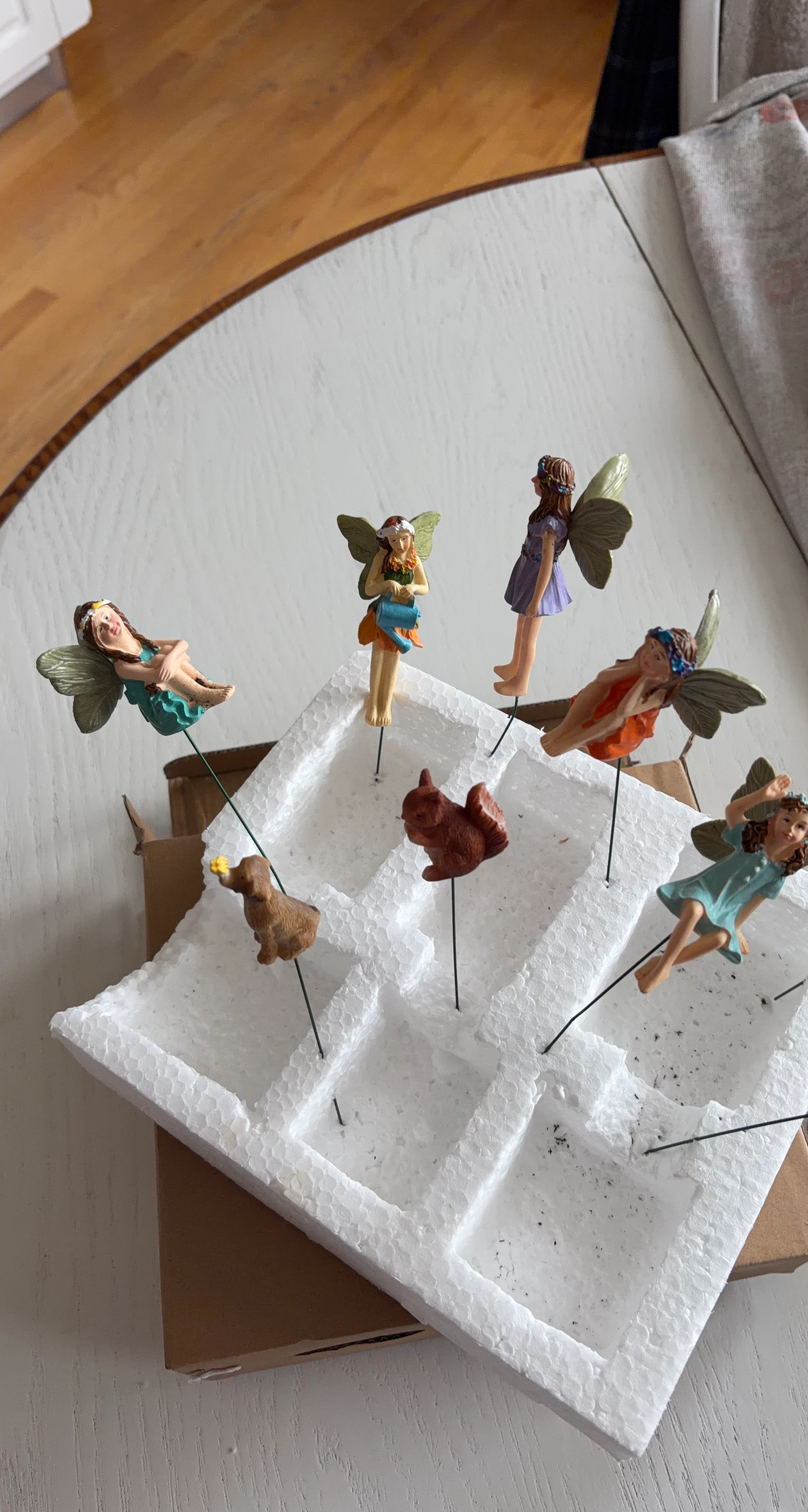 Set of 6 Miniature Fairy Garden Decorative Picks