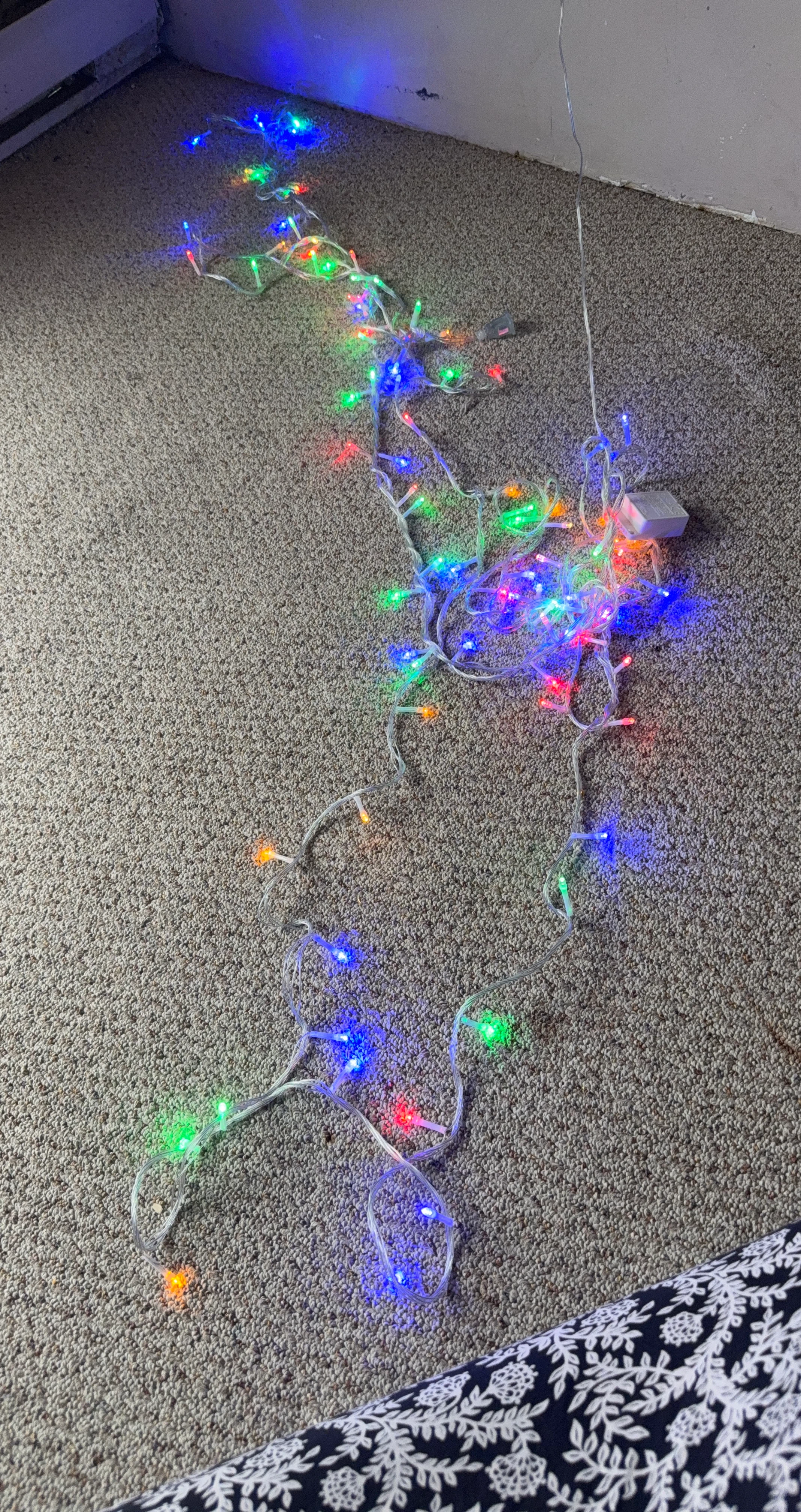 Multicoloured LED Christmas String Lights