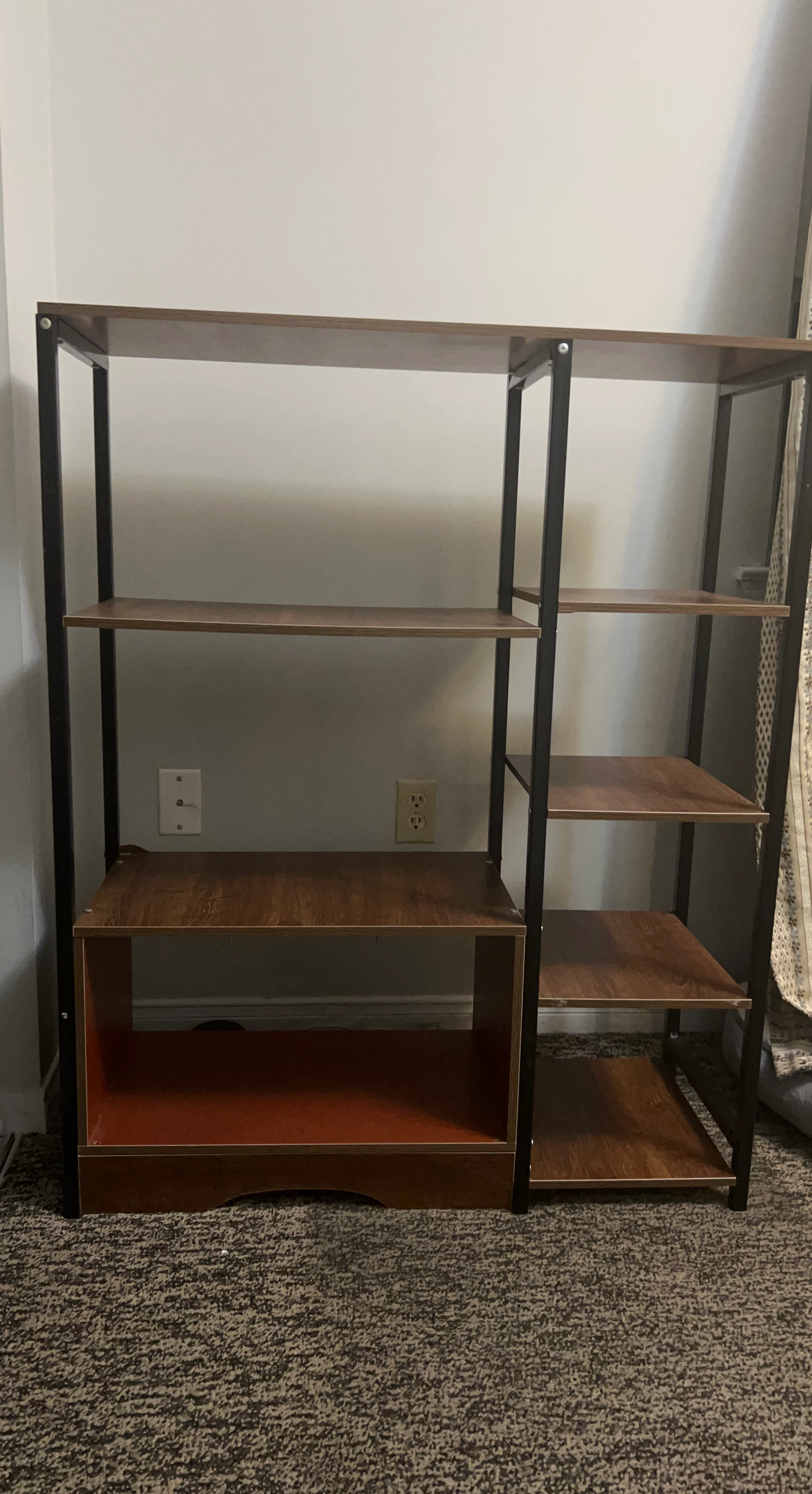 Industrial Style Open Shelving Unit