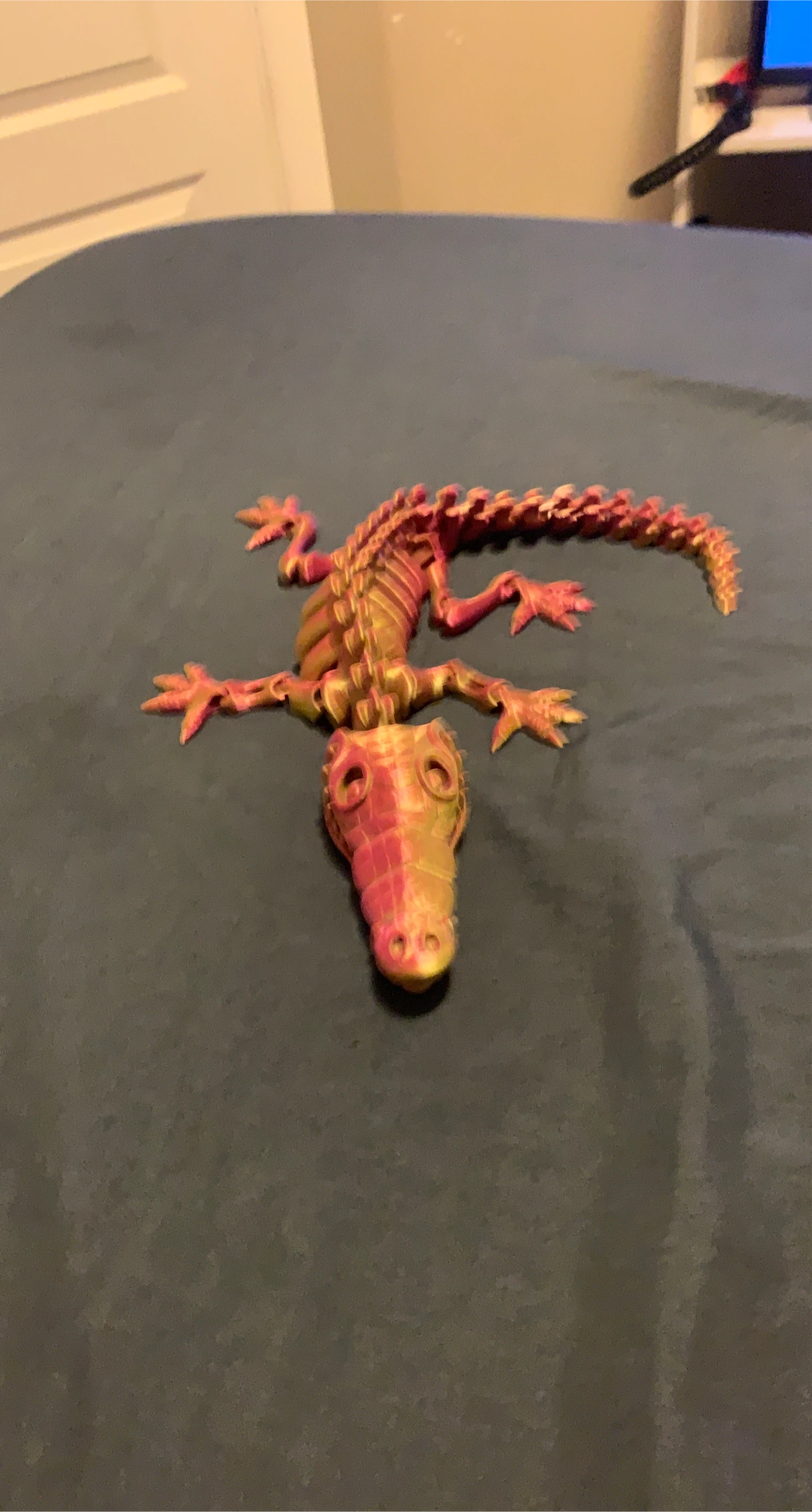 3D Printed Articulated Alligator