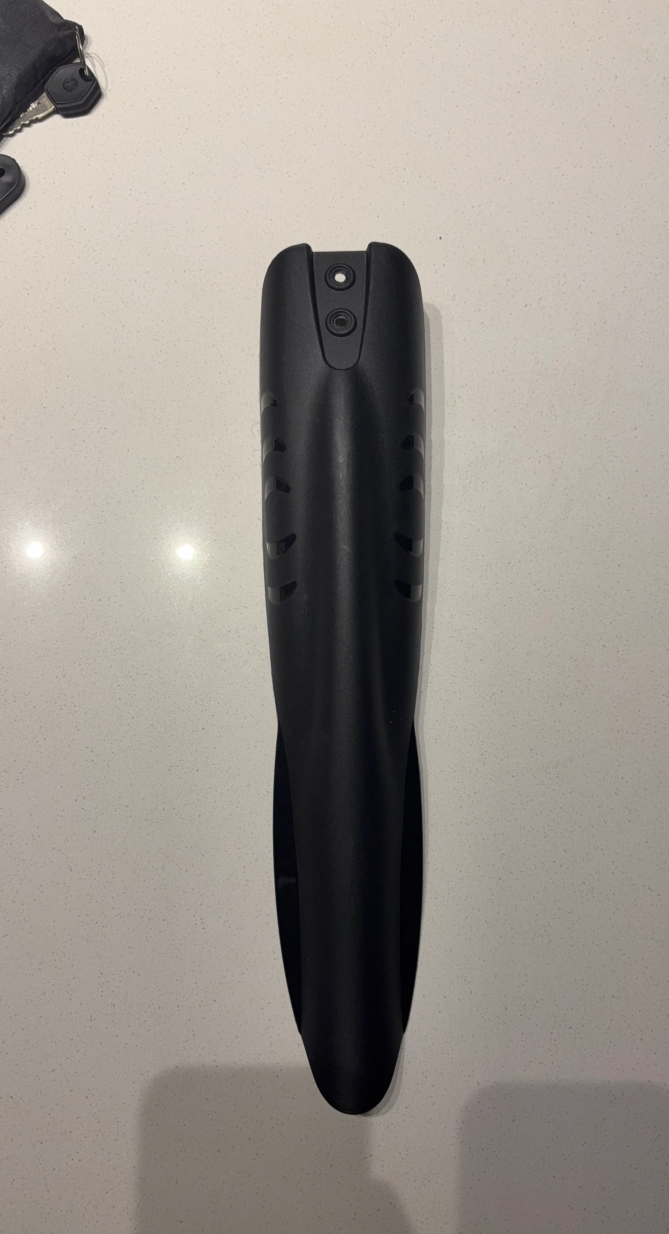 Black Bicycle back Fender