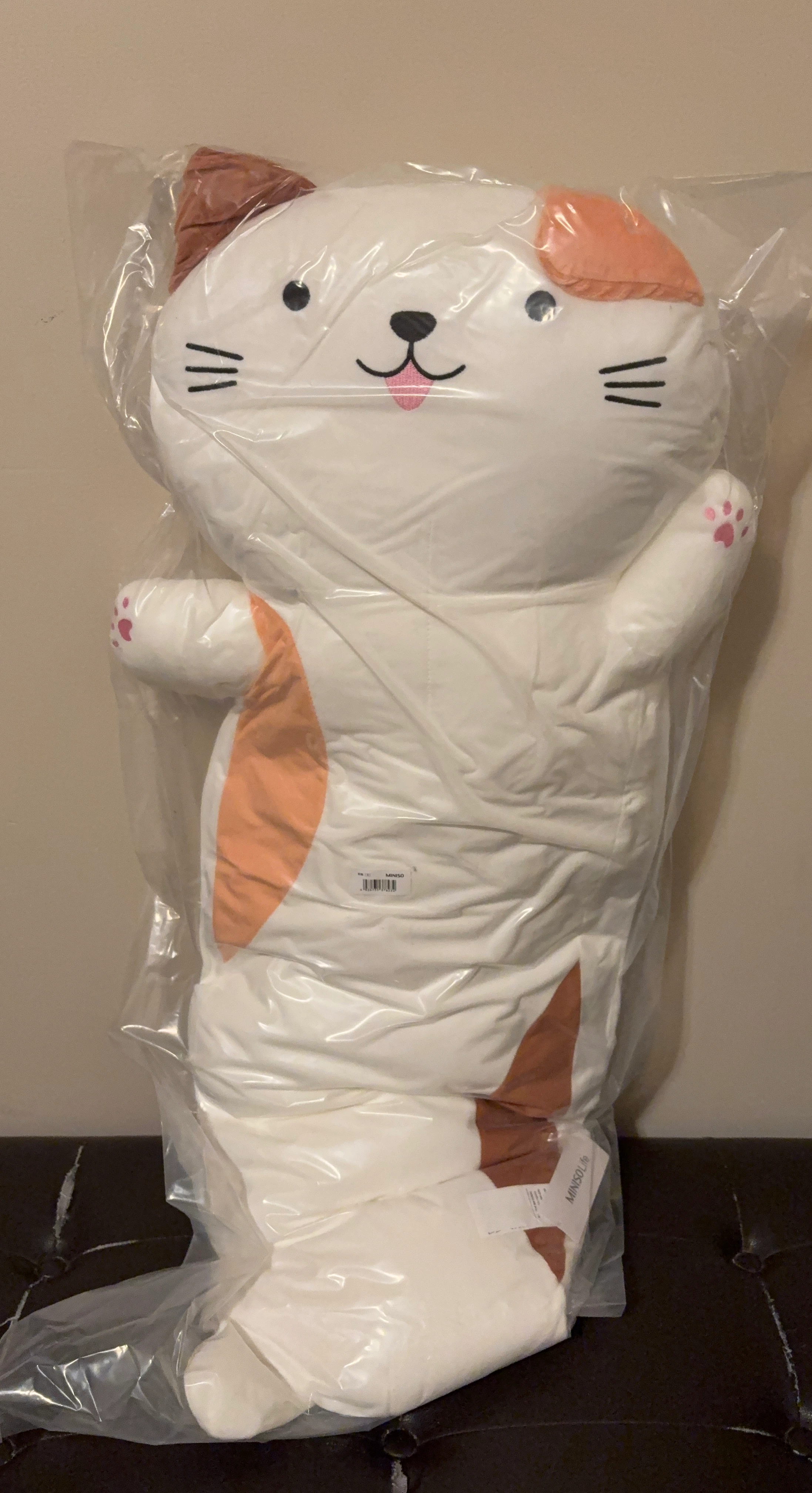MINISO Calico Cat Plush Pillow