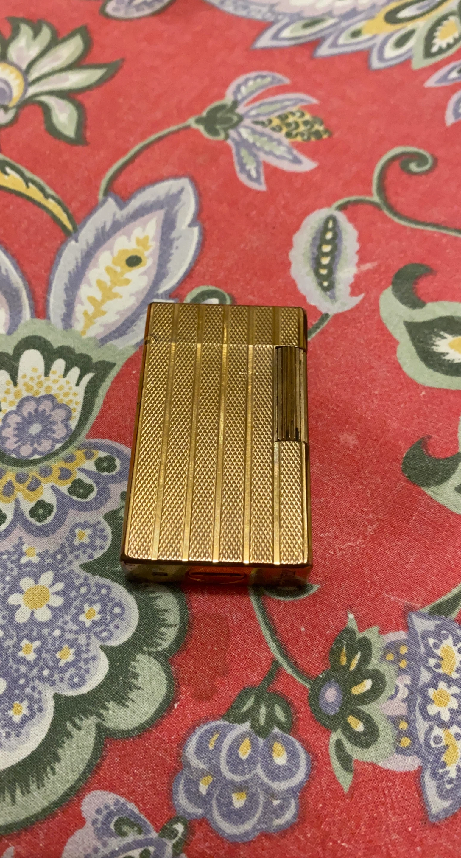 Vintage S.T. Dupont Lighter Gold Plated