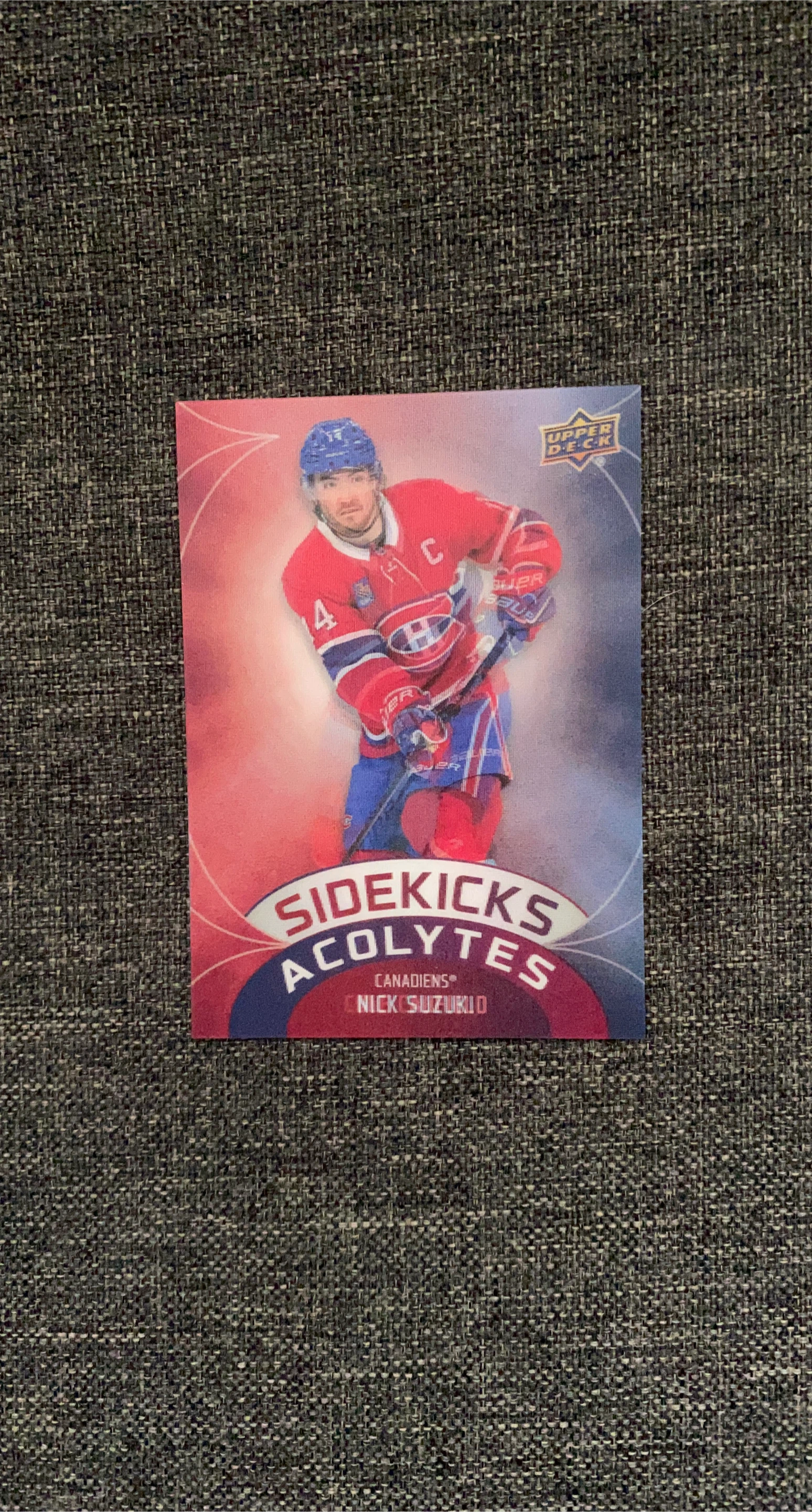 Upper Deck Nick Suzuki & Cole Caufield Hockey Card