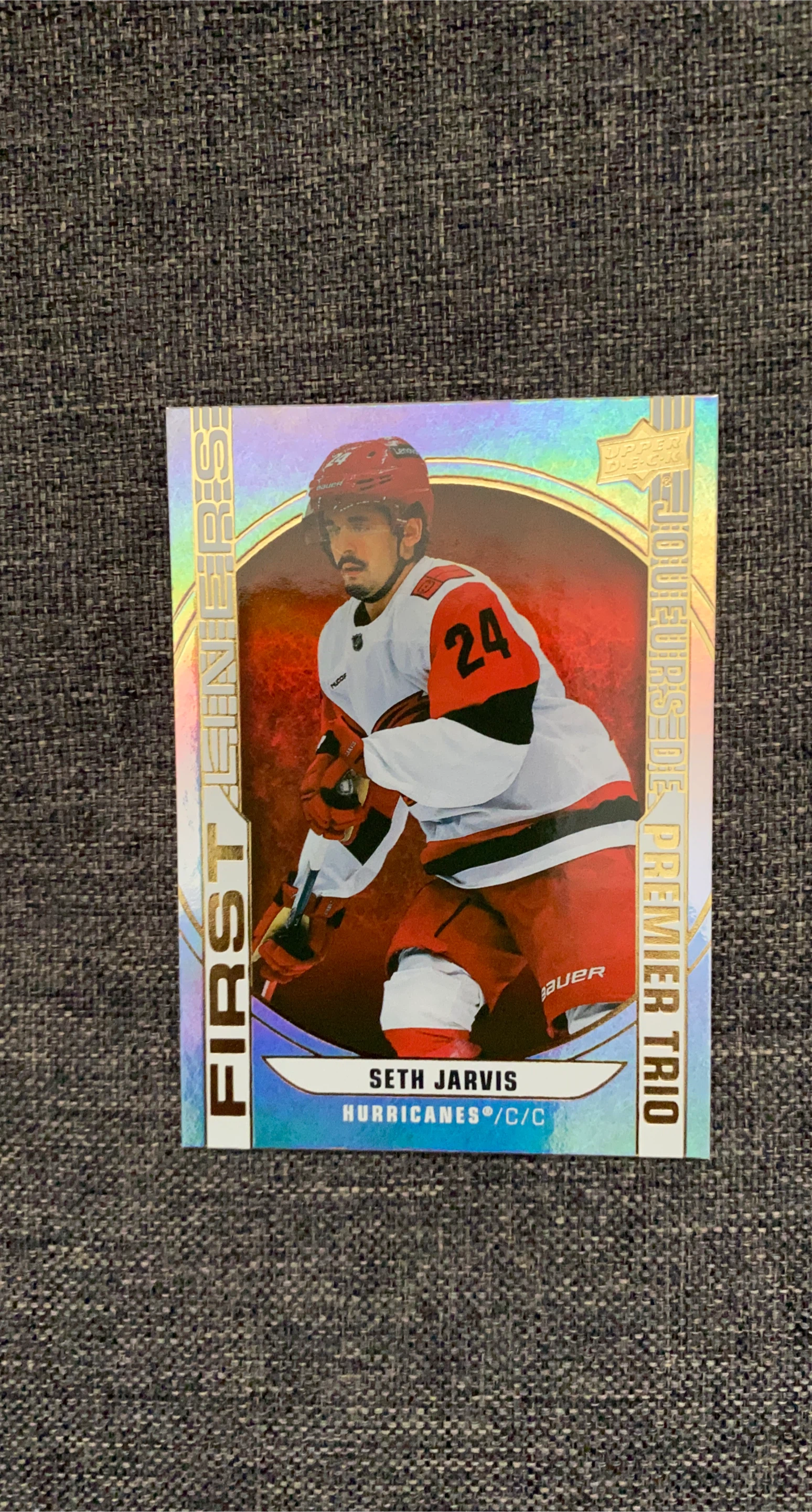 Seth Jarvis Upper Deck Tim Hortons Card