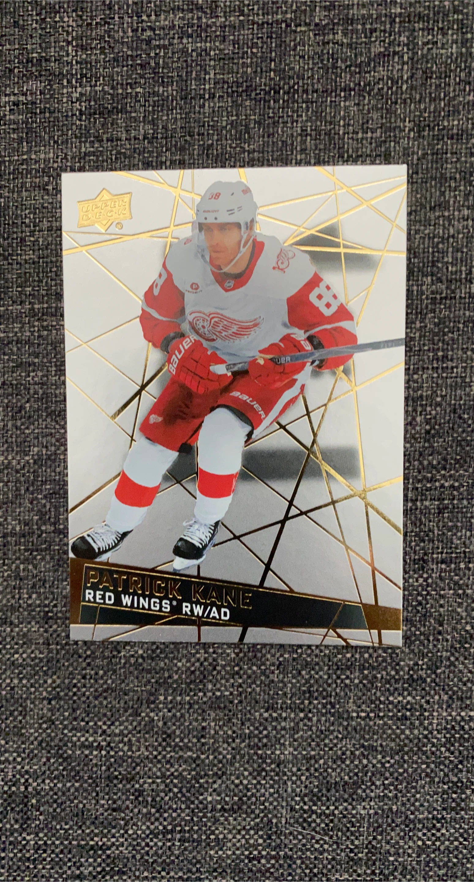 Patrick Kane Upper Deck Red Wings Card