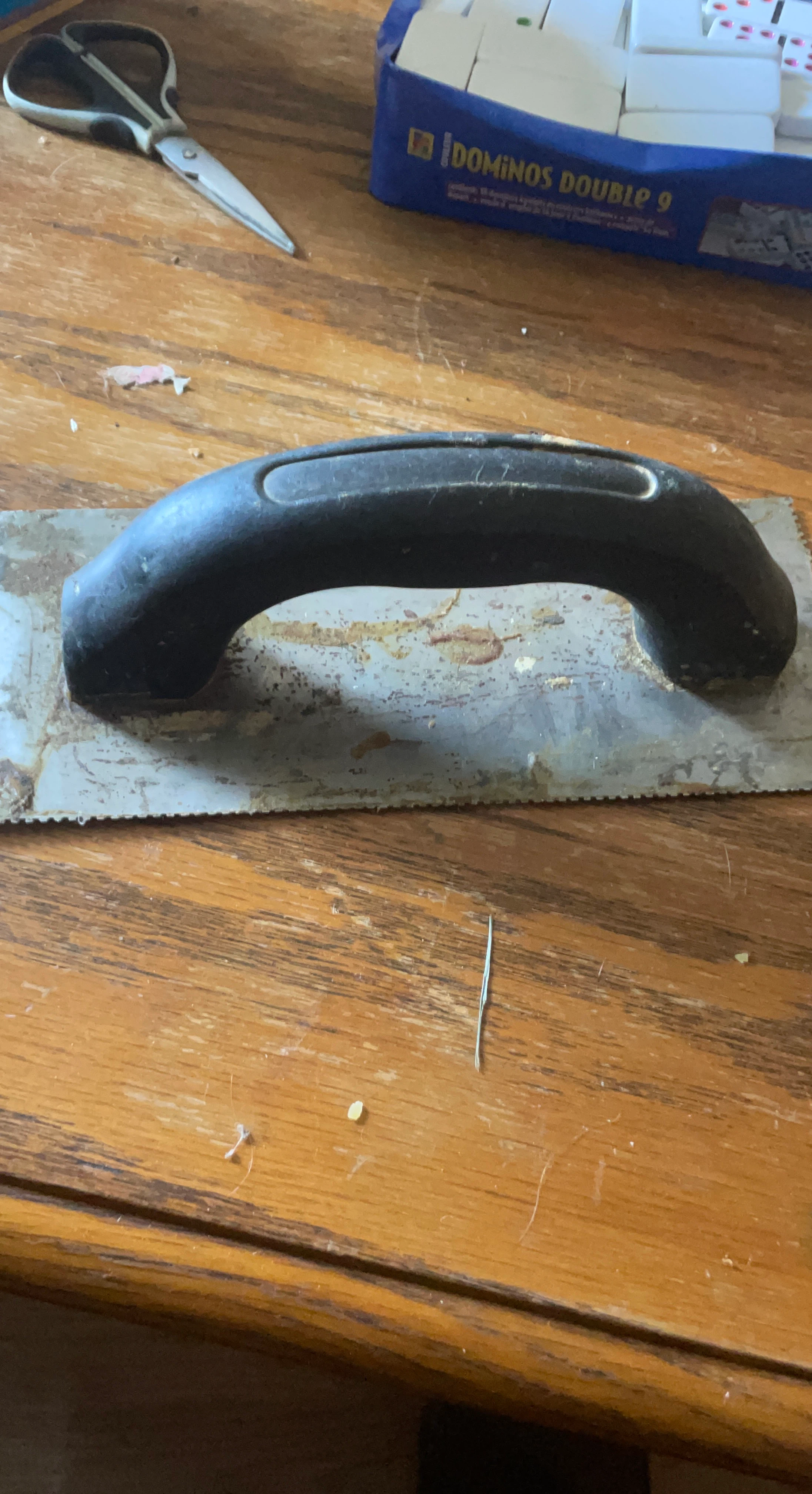 Notched Trowel for Tile Installation