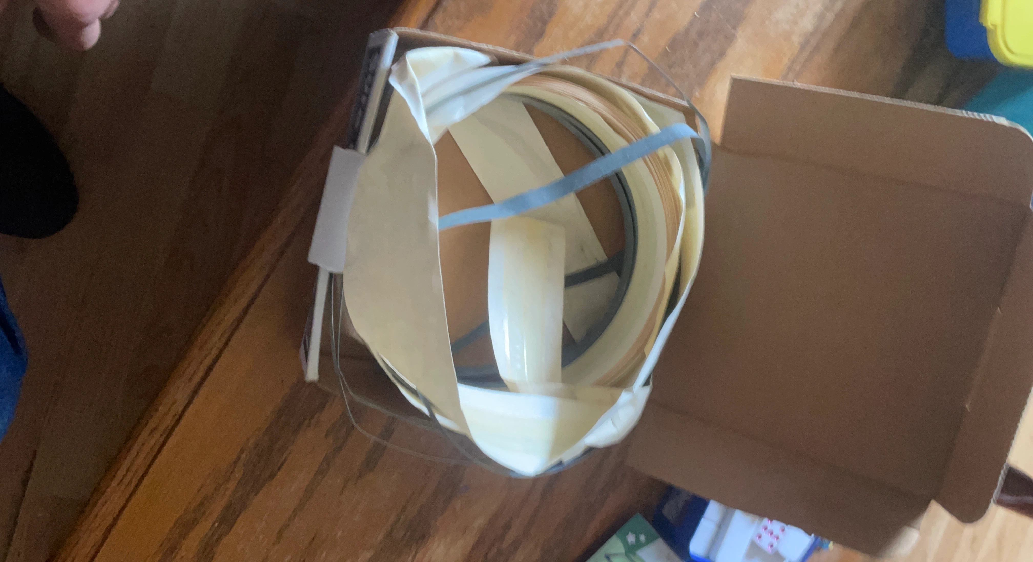 White flexible edge banding trim