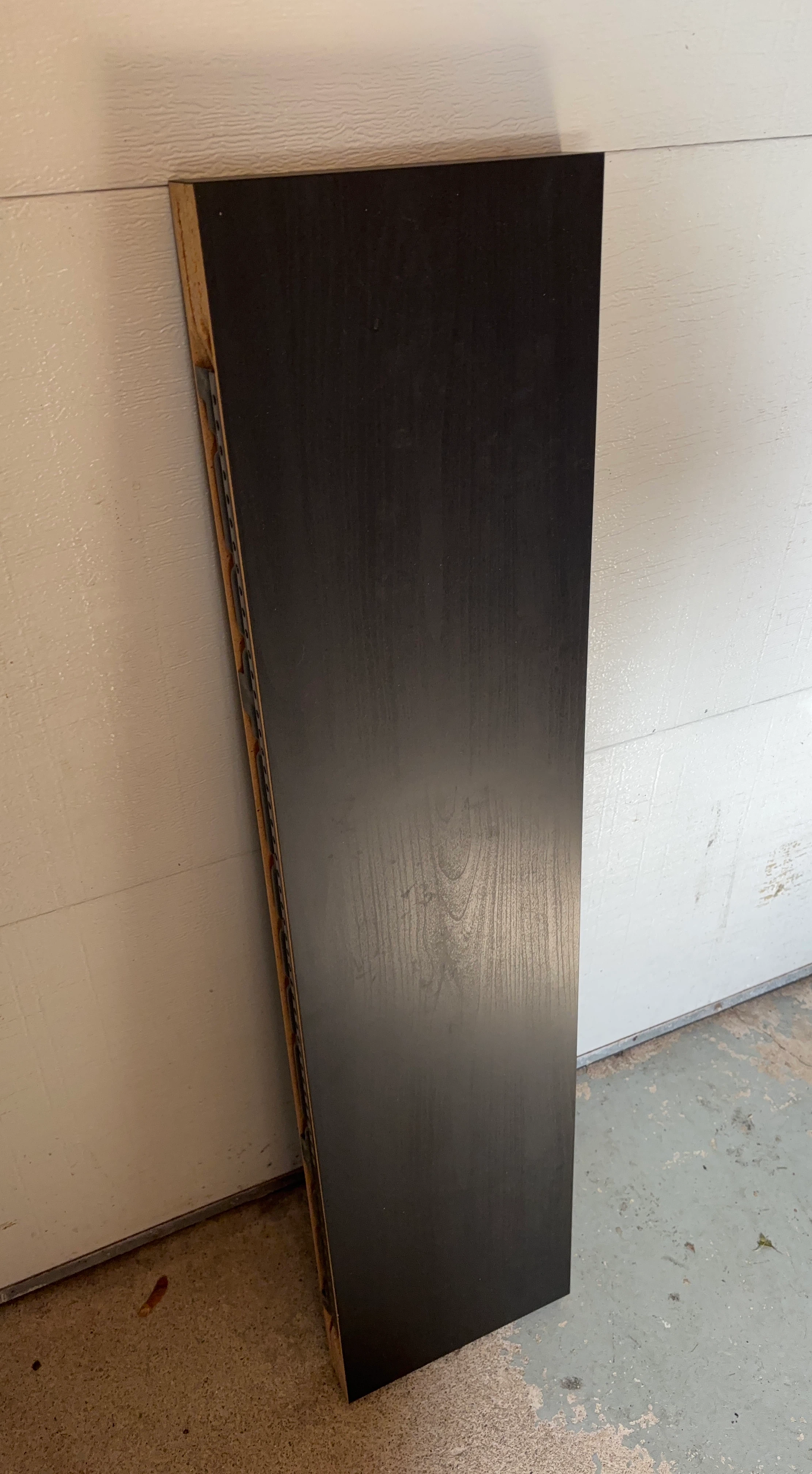 IKEA Black Wooden Wall Shelf