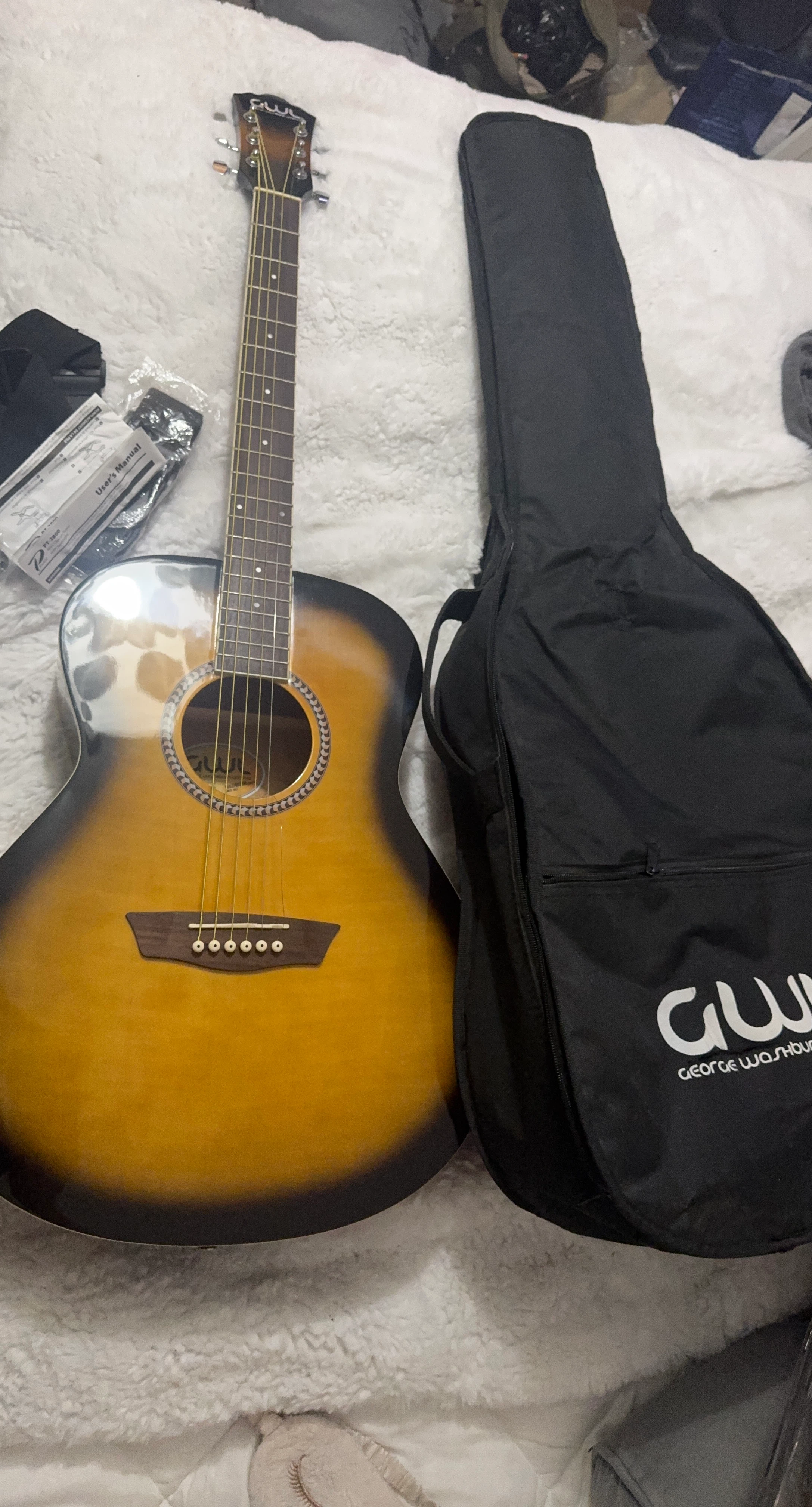 George Washburn Limited Acoustic Guitar with Bag