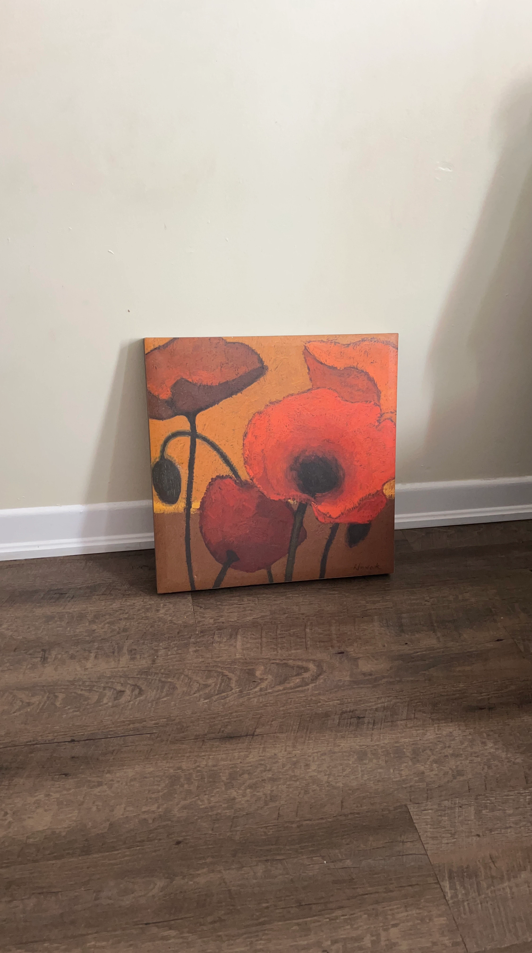 Novak Poppy Canvas Painting