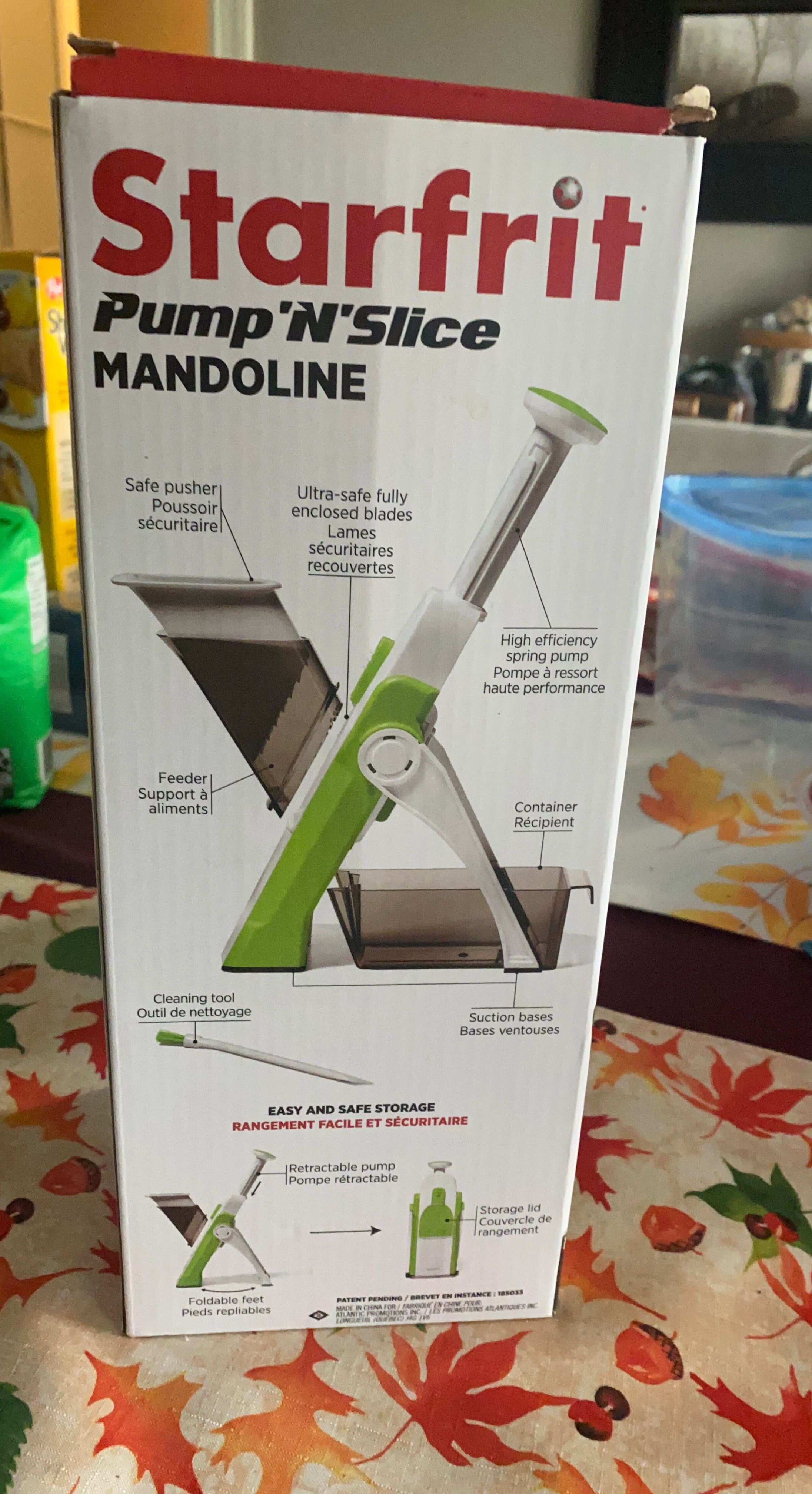 Starfrit Pump 'N 'Slice Mandoline