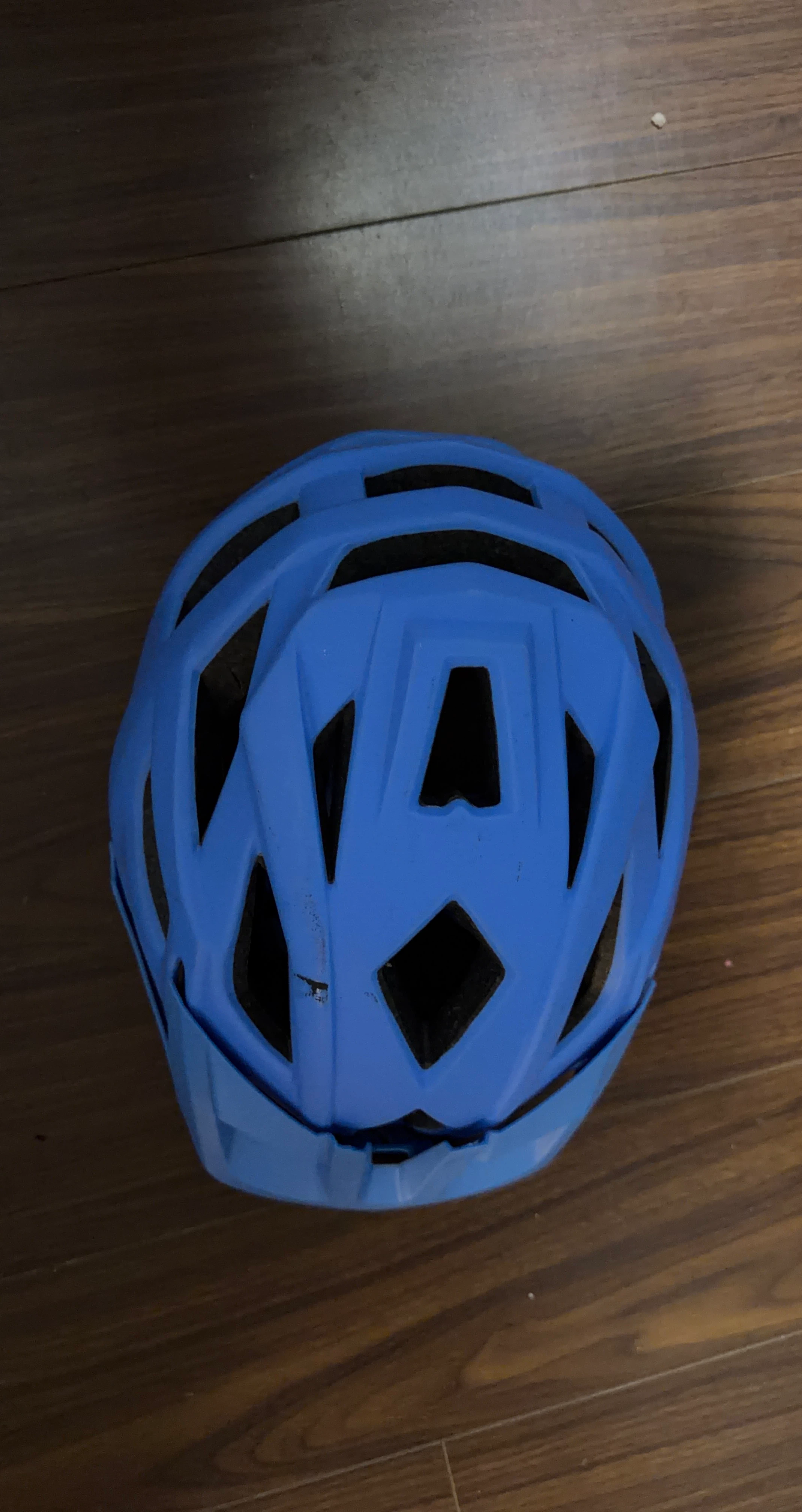 Blue Bicycle Helmet