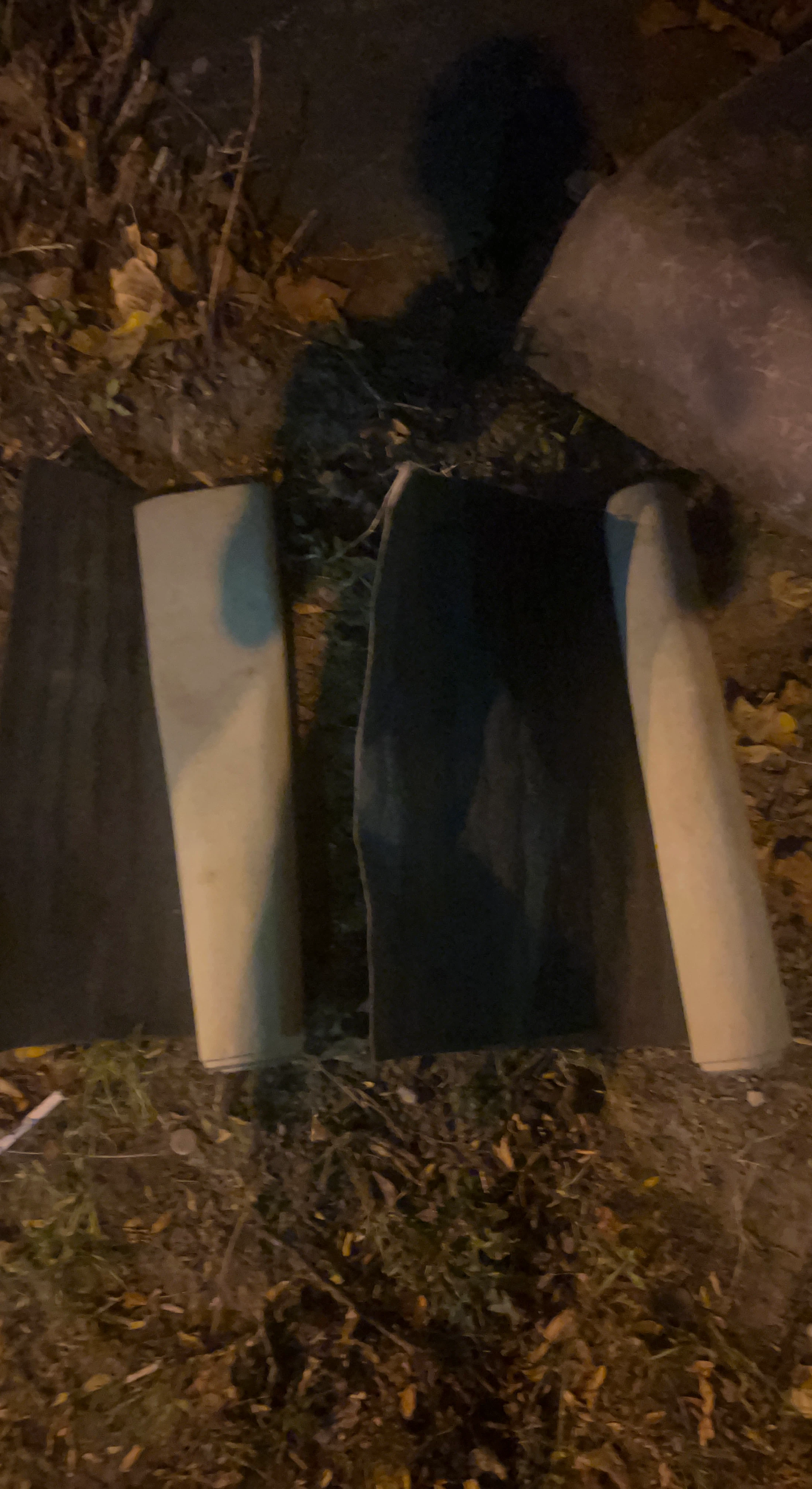 Two Black Rubber Mats