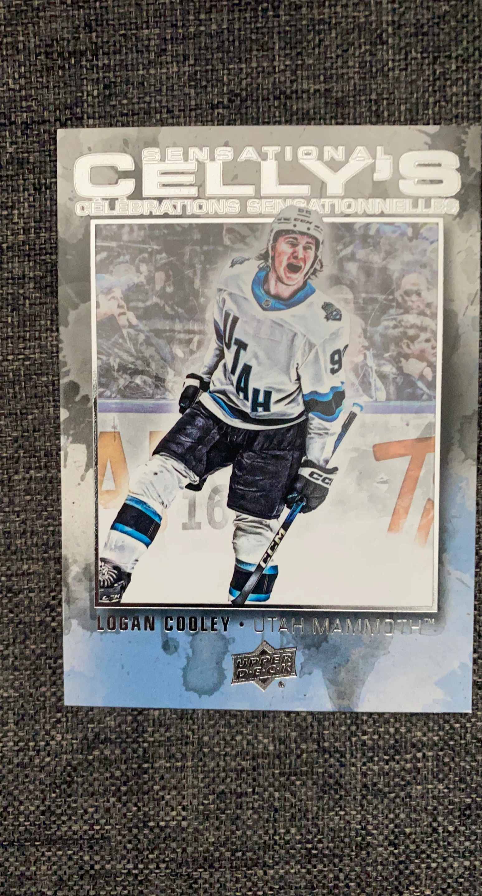 Upper Deck Sensational Celly's Logan Cooley Trading Card