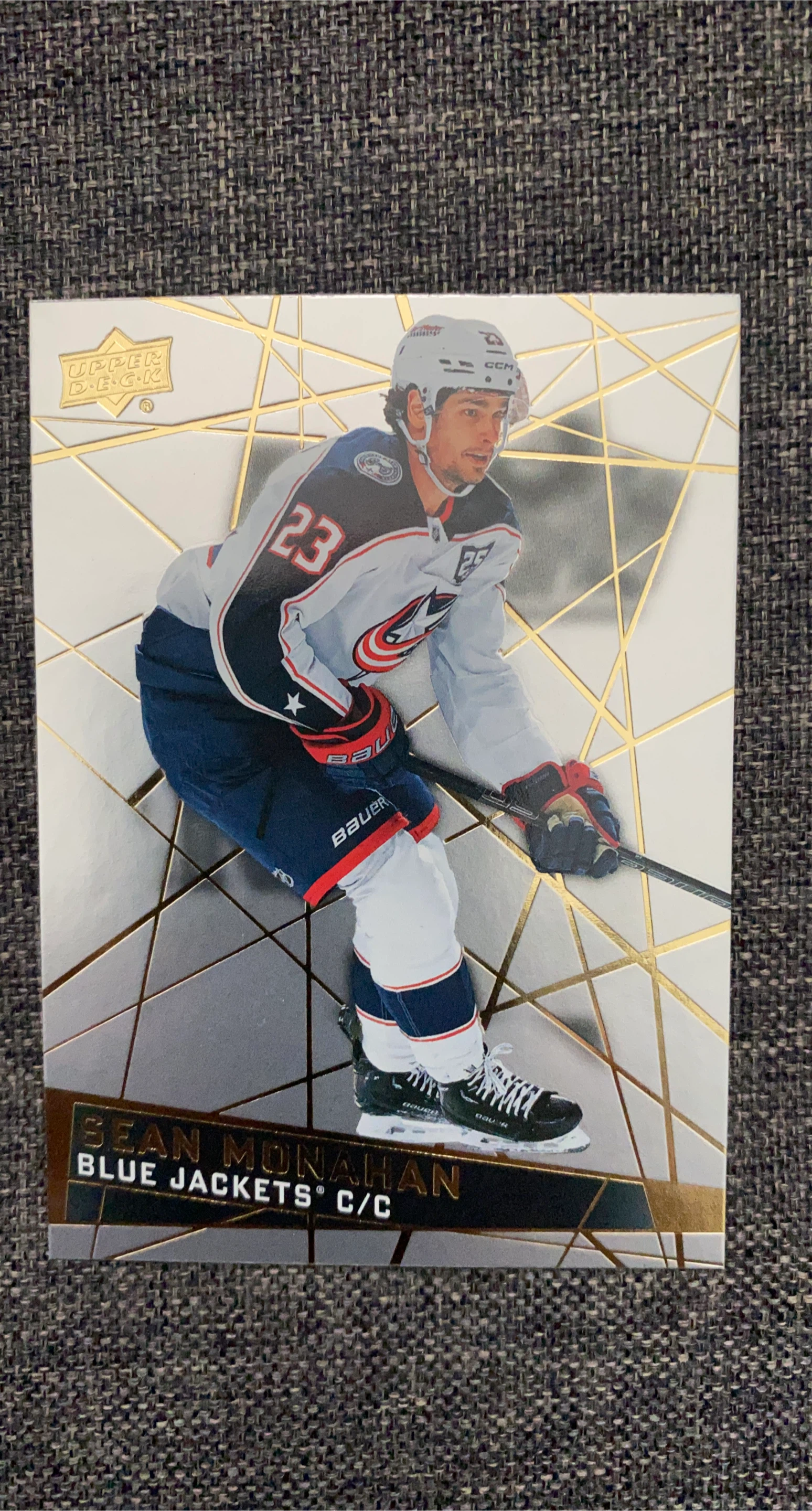 Sean Monahan Upper Deck Hockey Card
