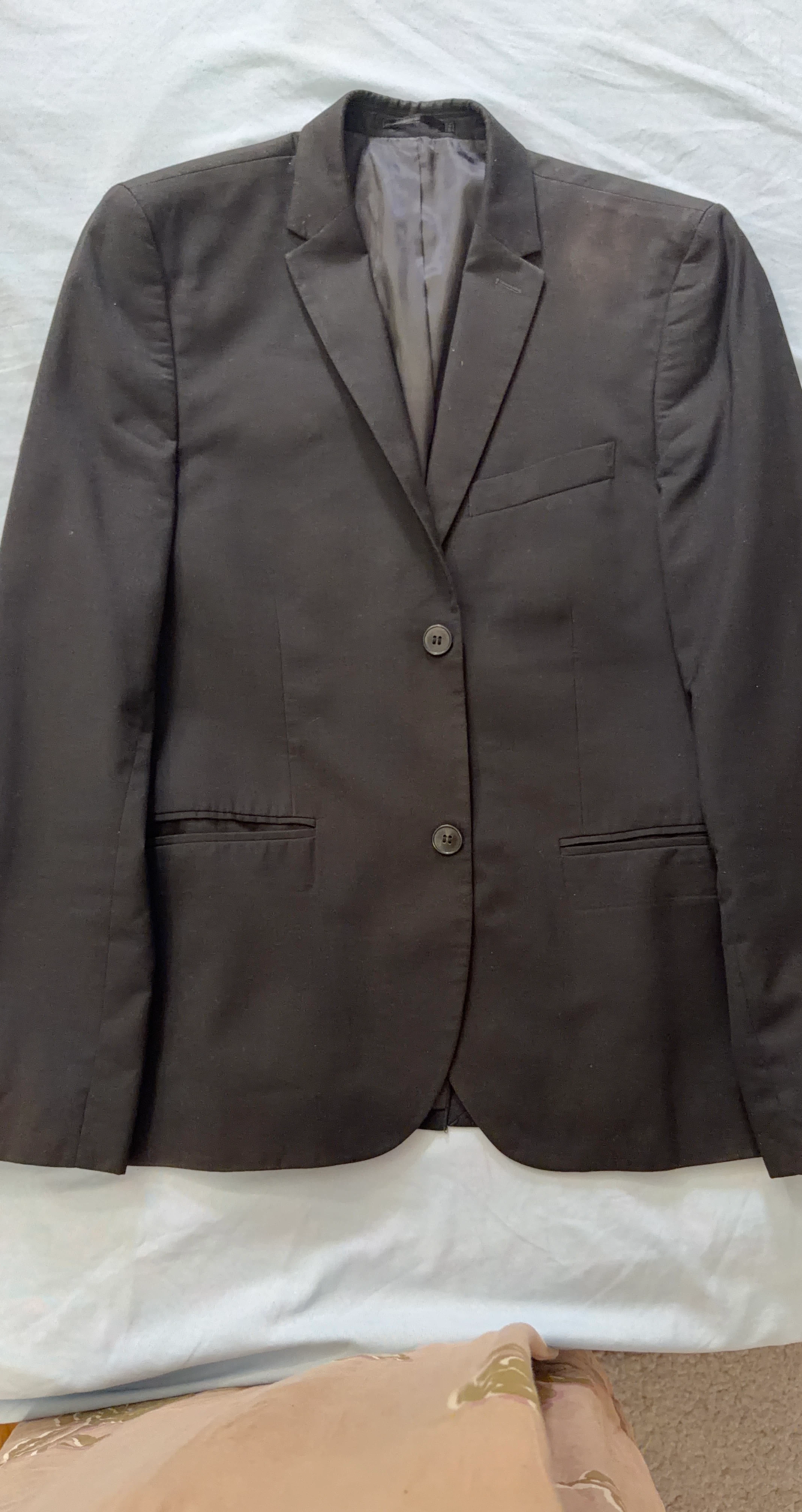 Black Two-Button Blazer