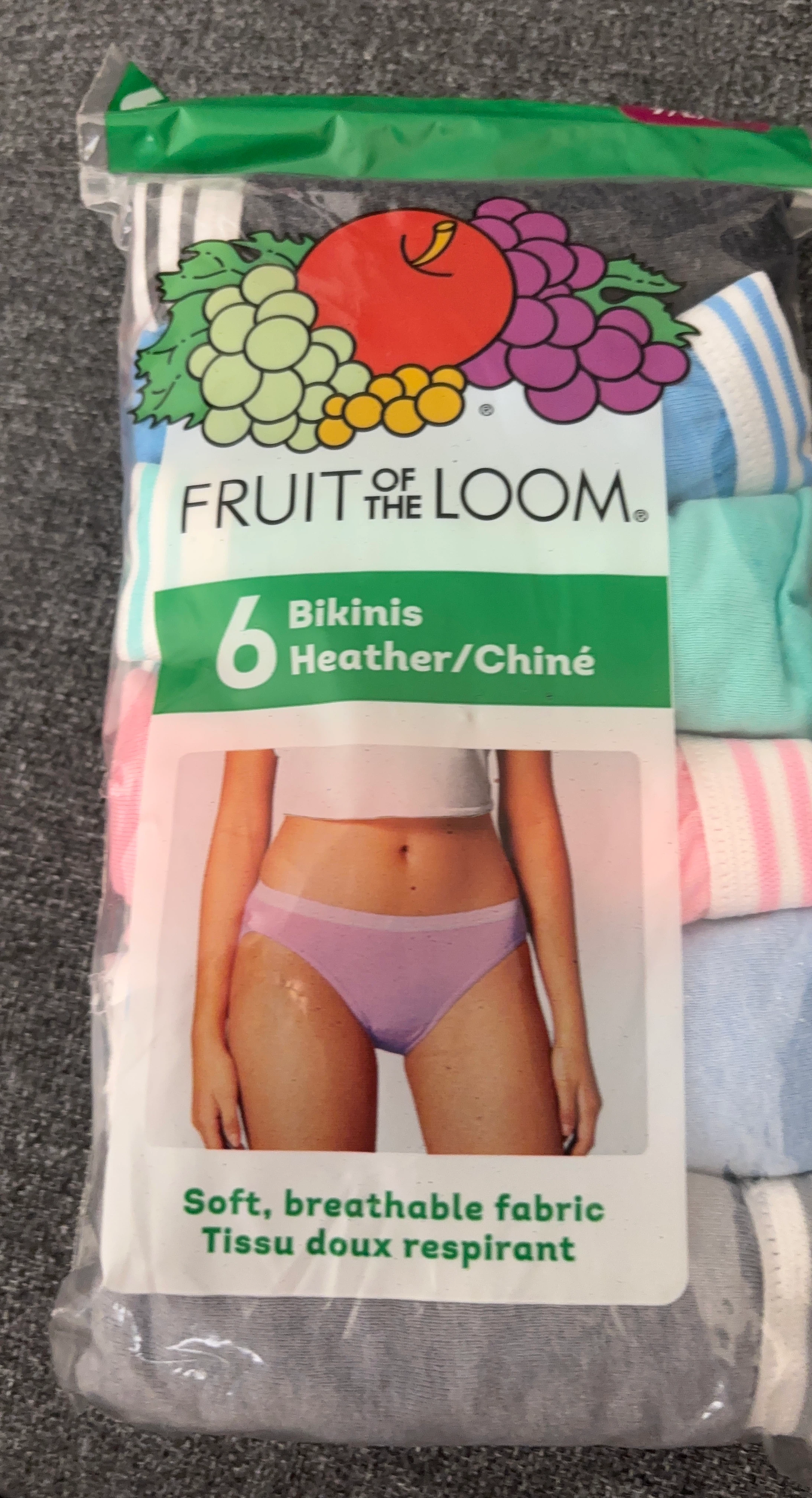 Fruit of the Loom 6 Pack Bikinis