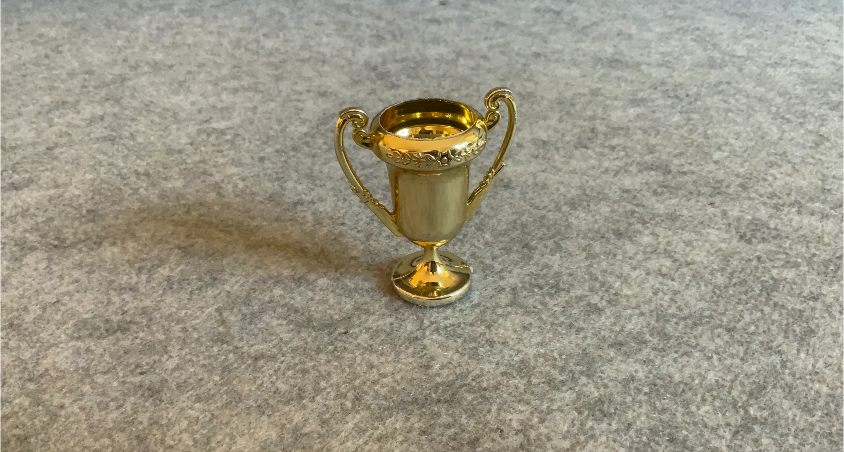 Small Gold-Tone Trophy