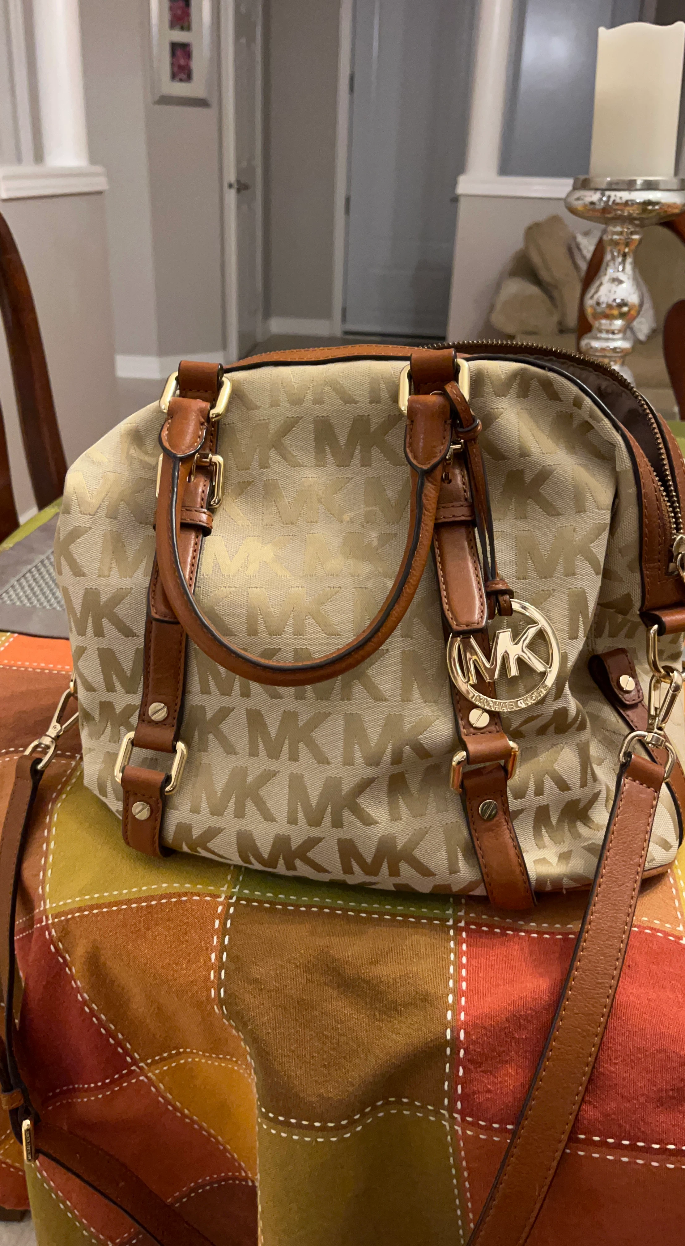 Michael Kors Signature Satchel Handbag