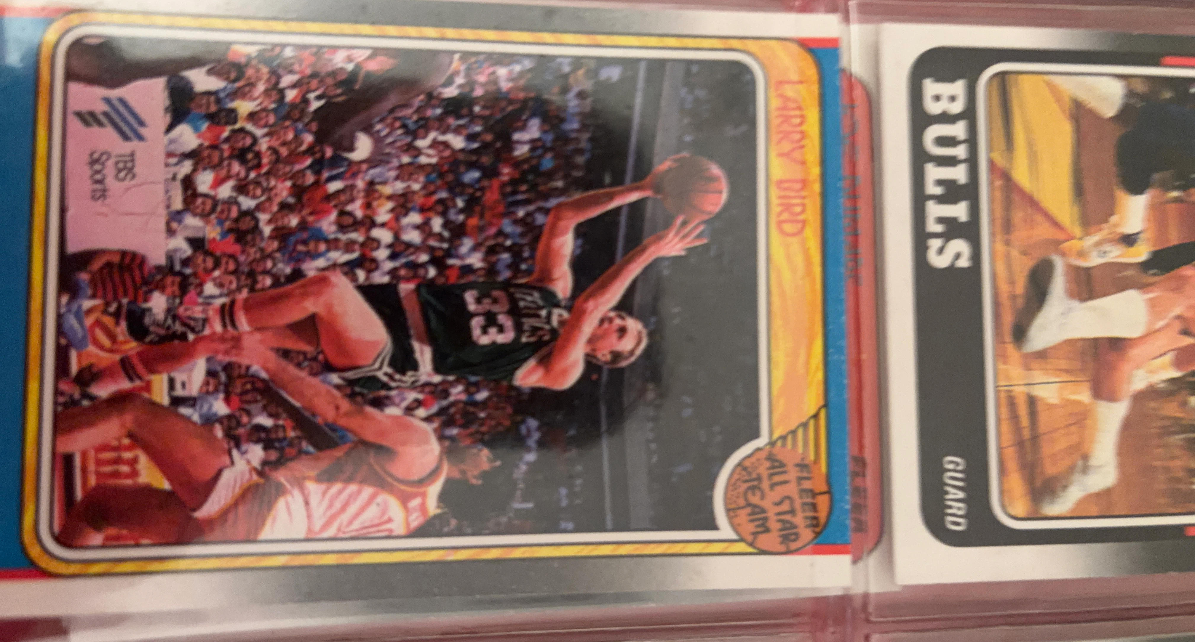 Larry Bird 1986 Fleer All-Star Team Basketball Card