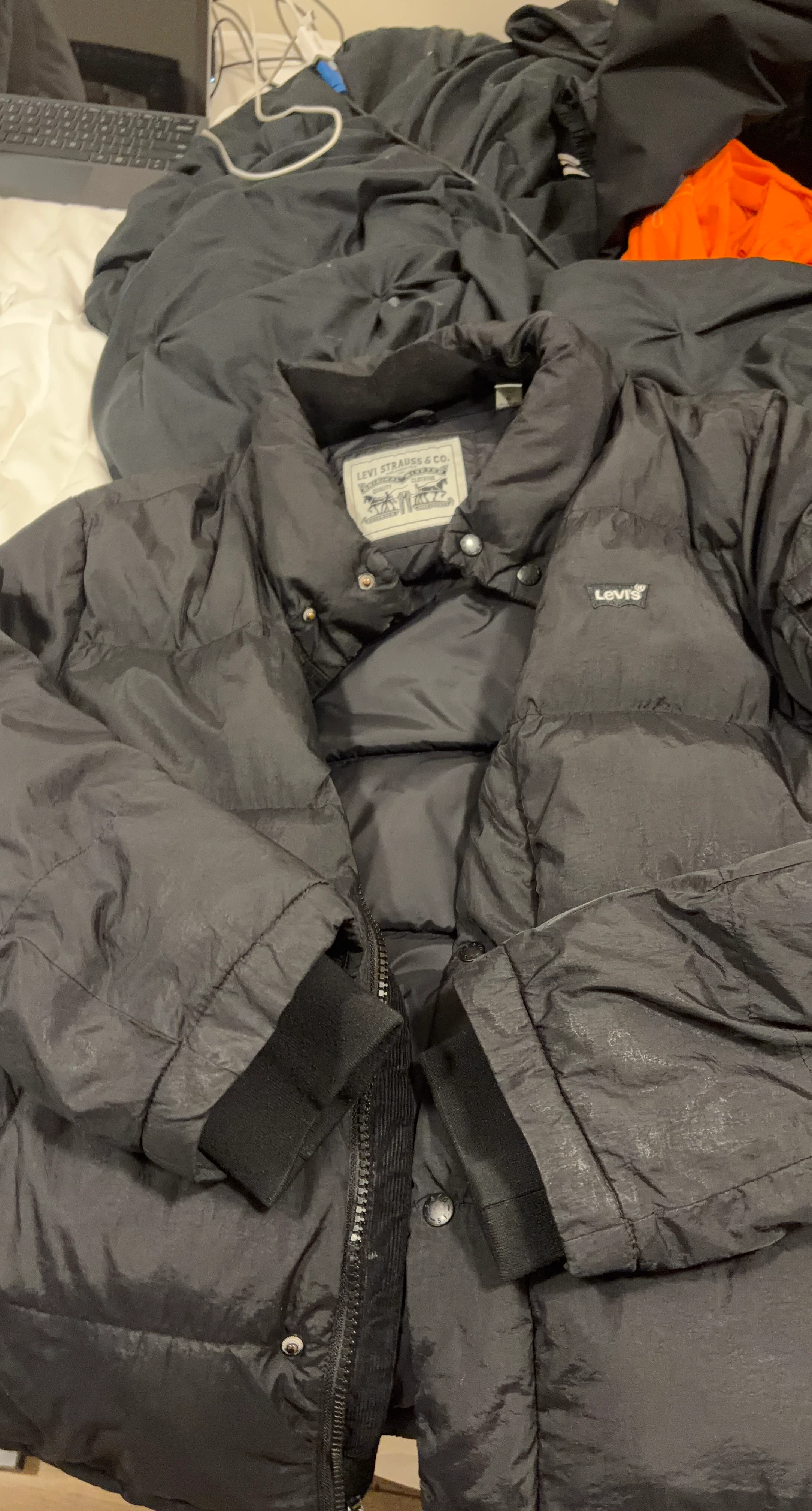 Levi Strauss & Co. Black Puffer Jacket