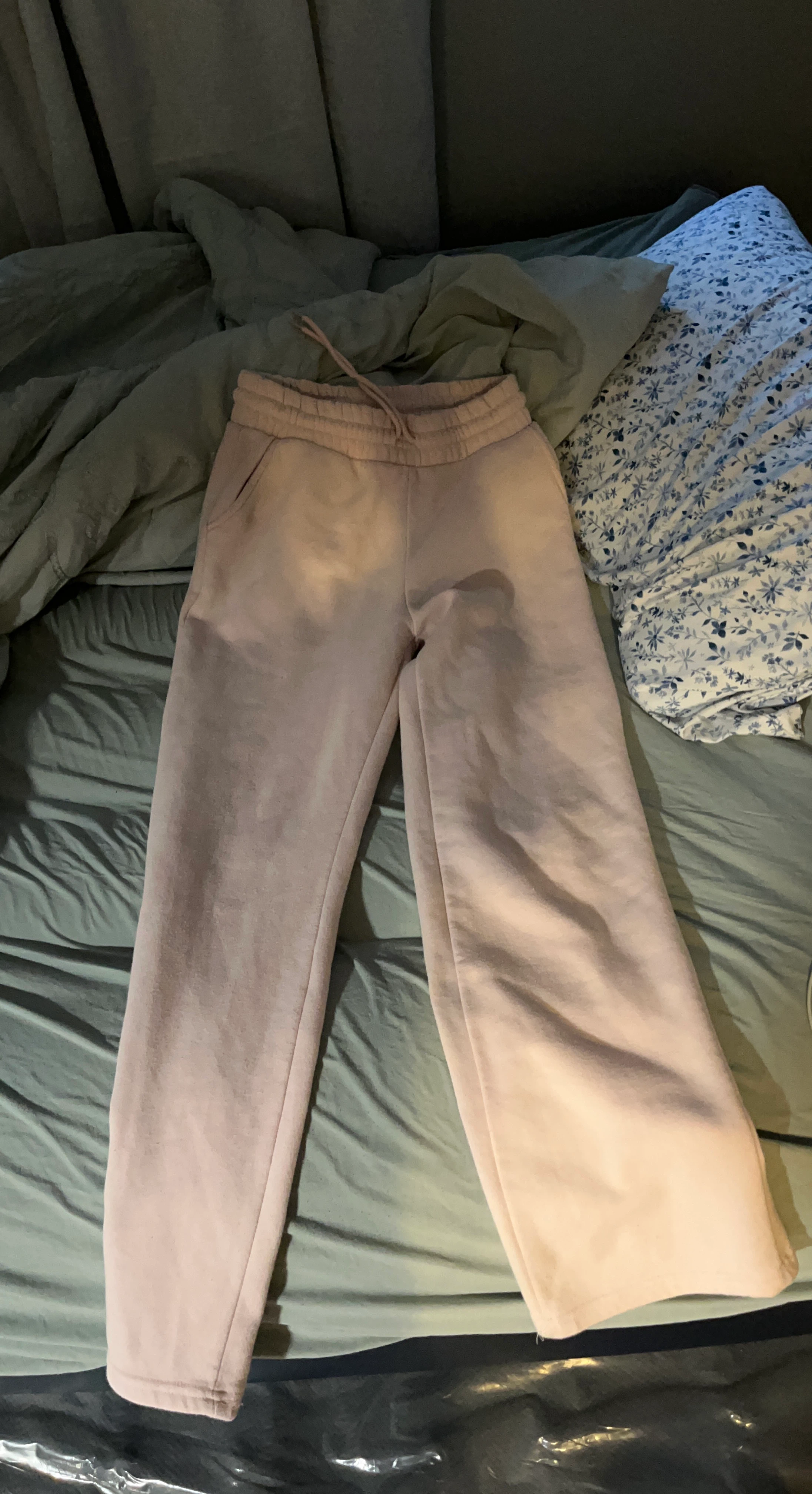 Pink sweatpants