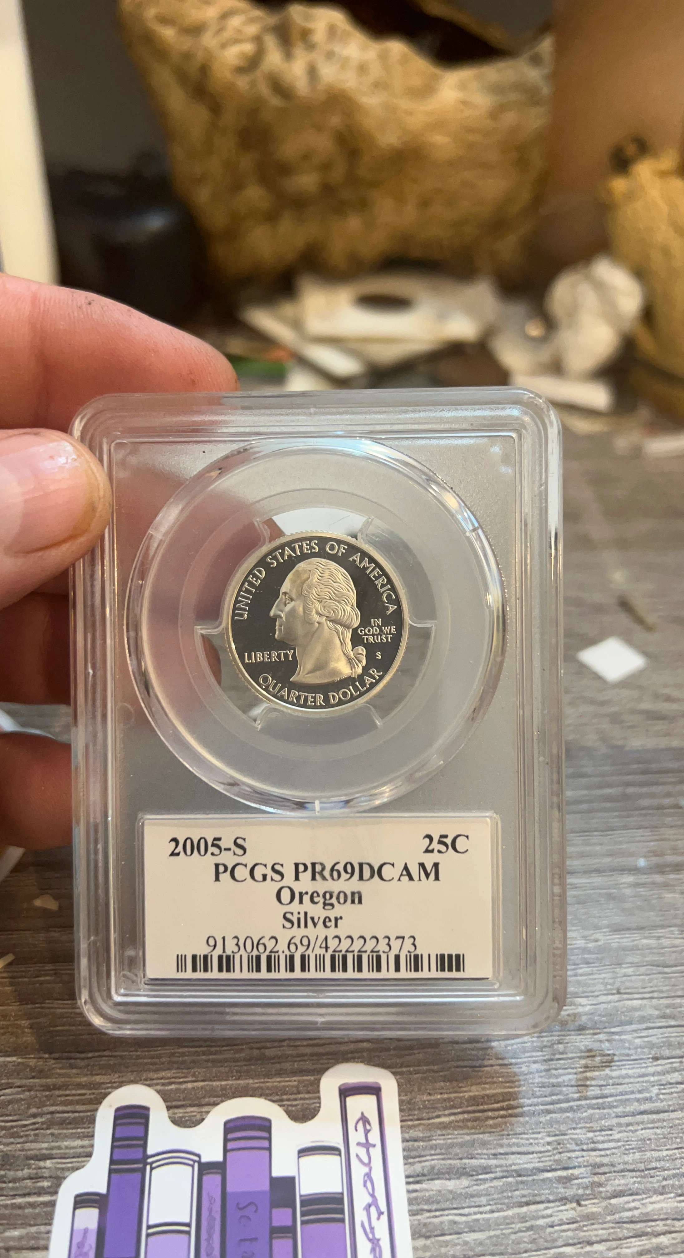 2005-S Oregon State Quarter PCGS PR69DCAM Silver