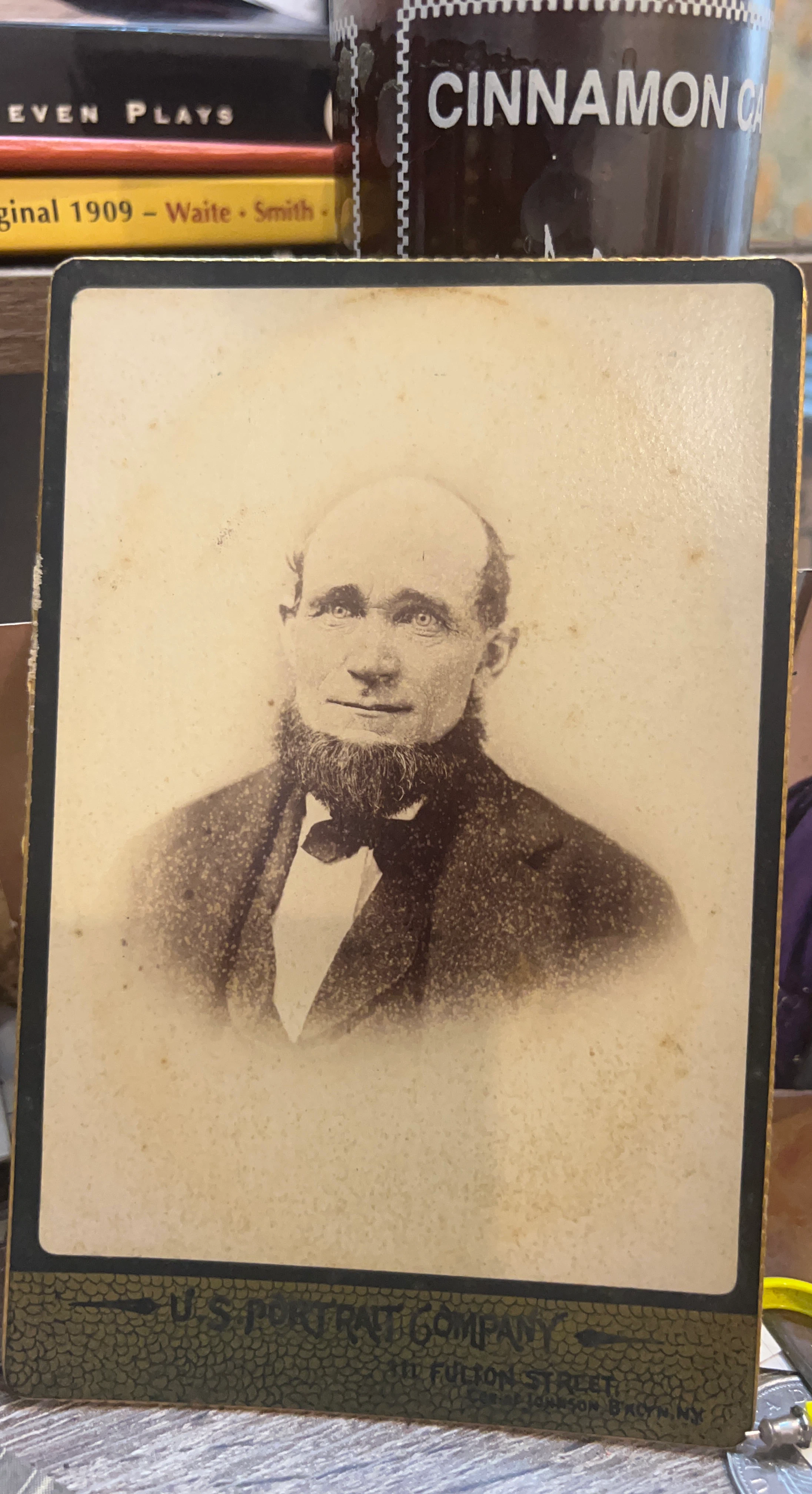 Vintage U.S. Portrait Company Cabinet Card Photograph