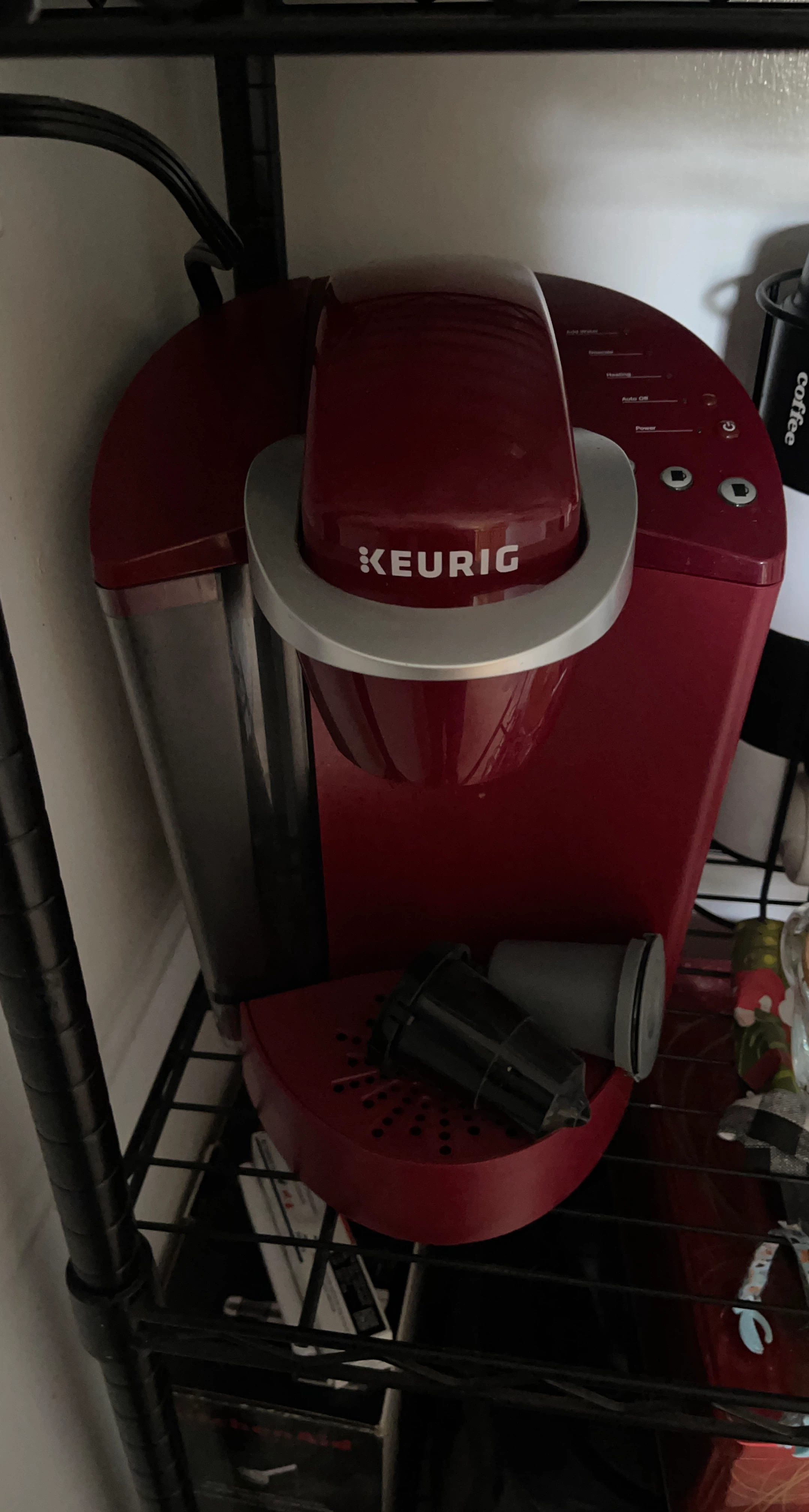 Red Keurig Single Serve Coffee Maker