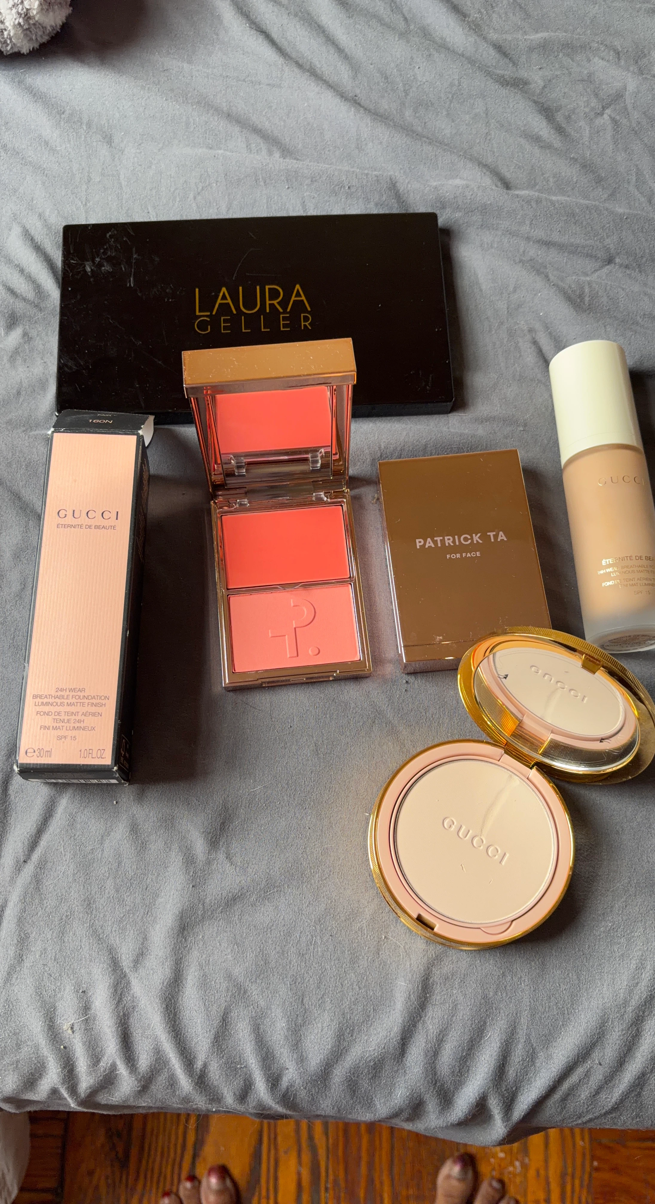 Luxury Makeup Bundle - Gucci, Patrick Ta, Laura Geller