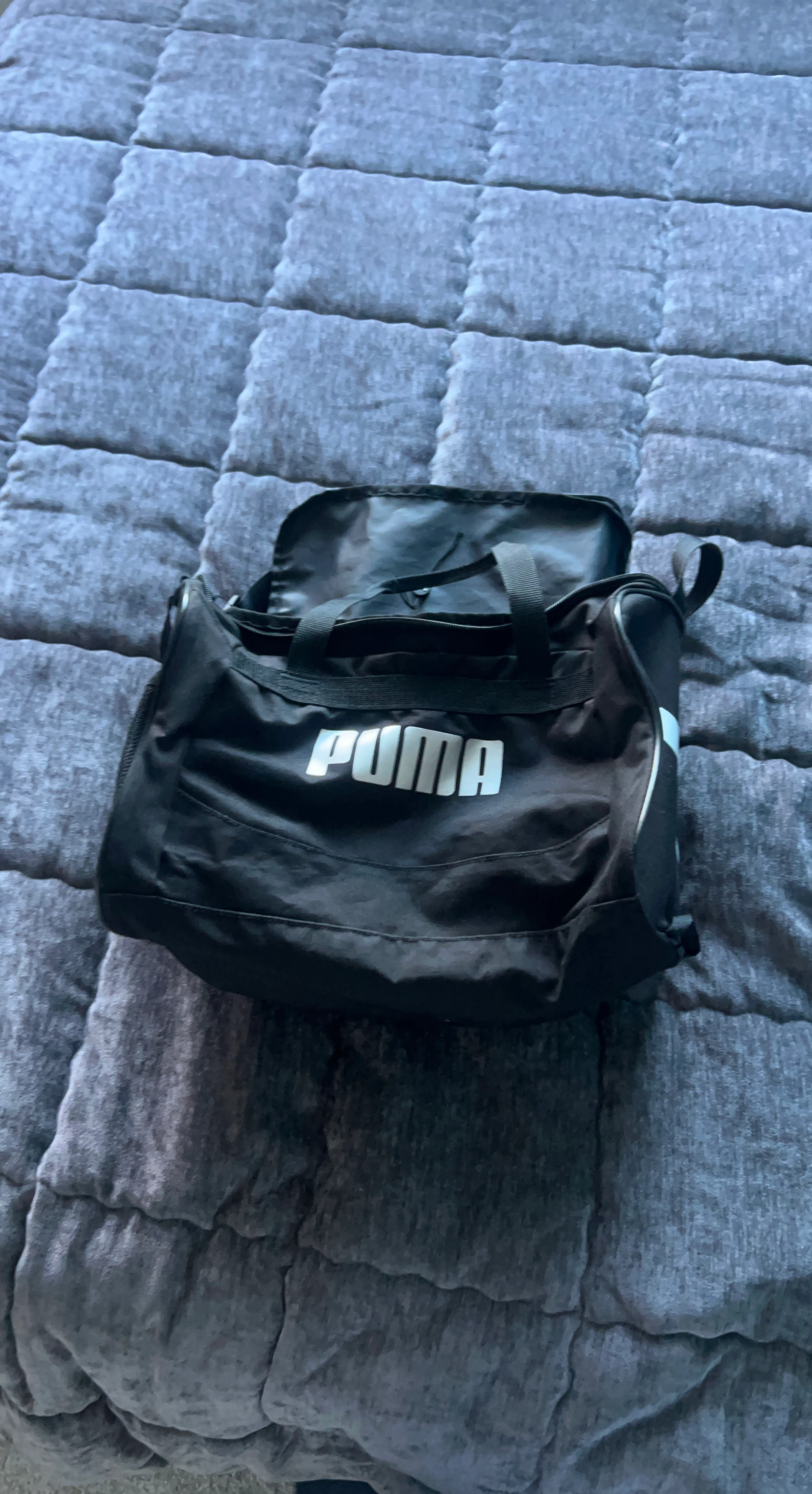 Puma Black Duffle Bag