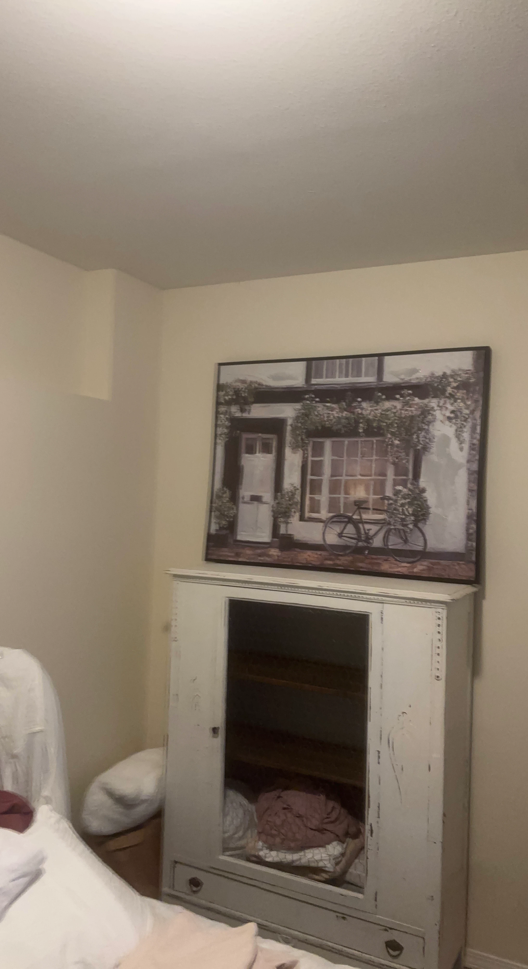Framed Cottage Bicycle Wall Art