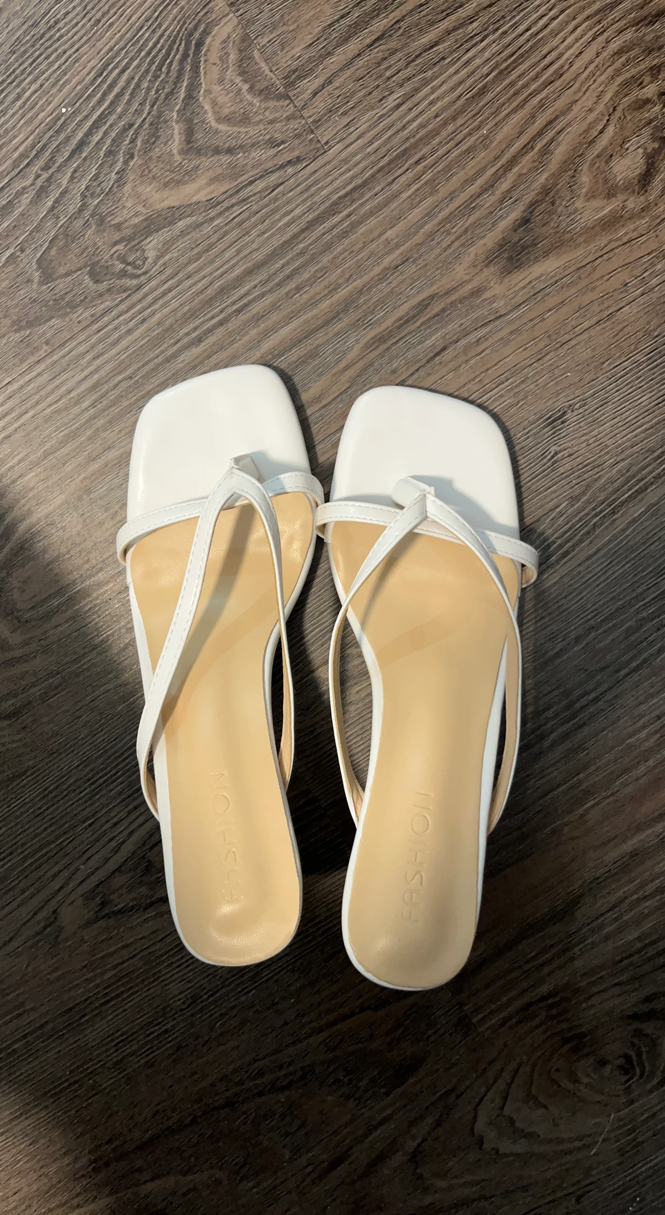 White High heels
