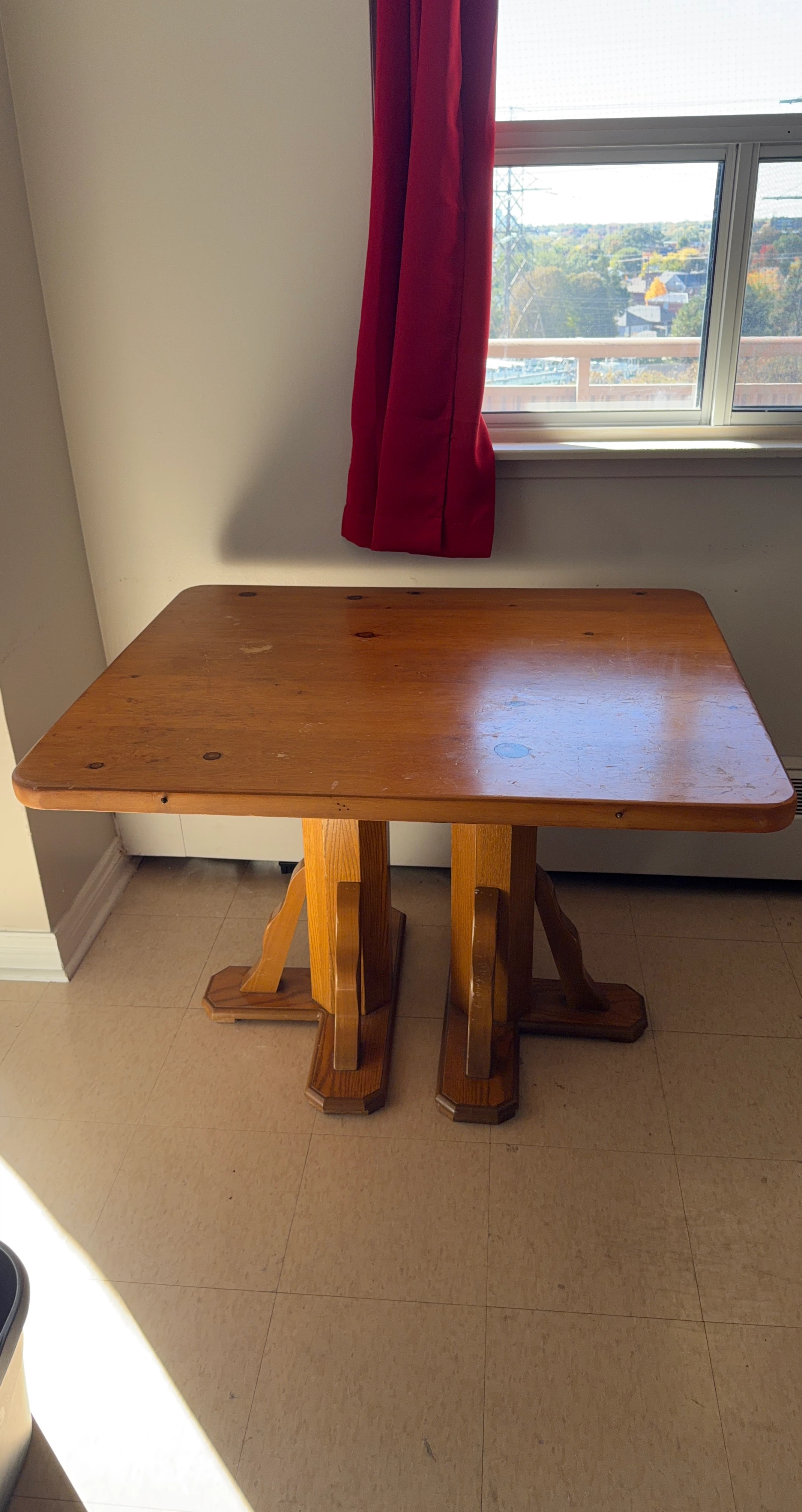 Solid Wood Rectangular Dining Table