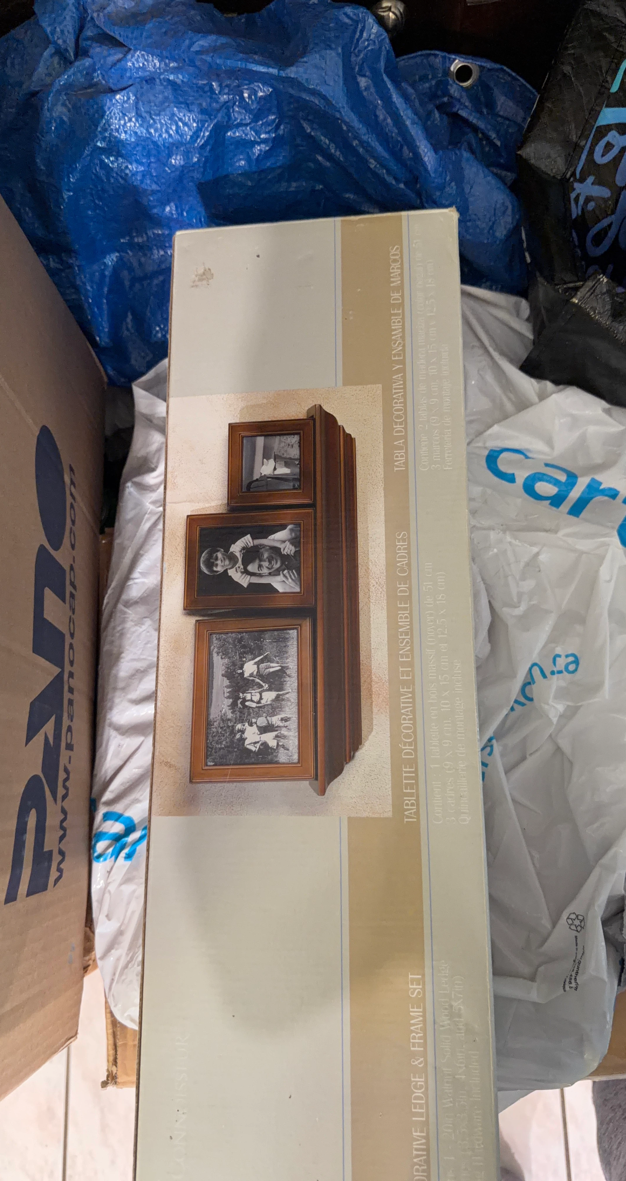 Decorative Ledge and Frame Set