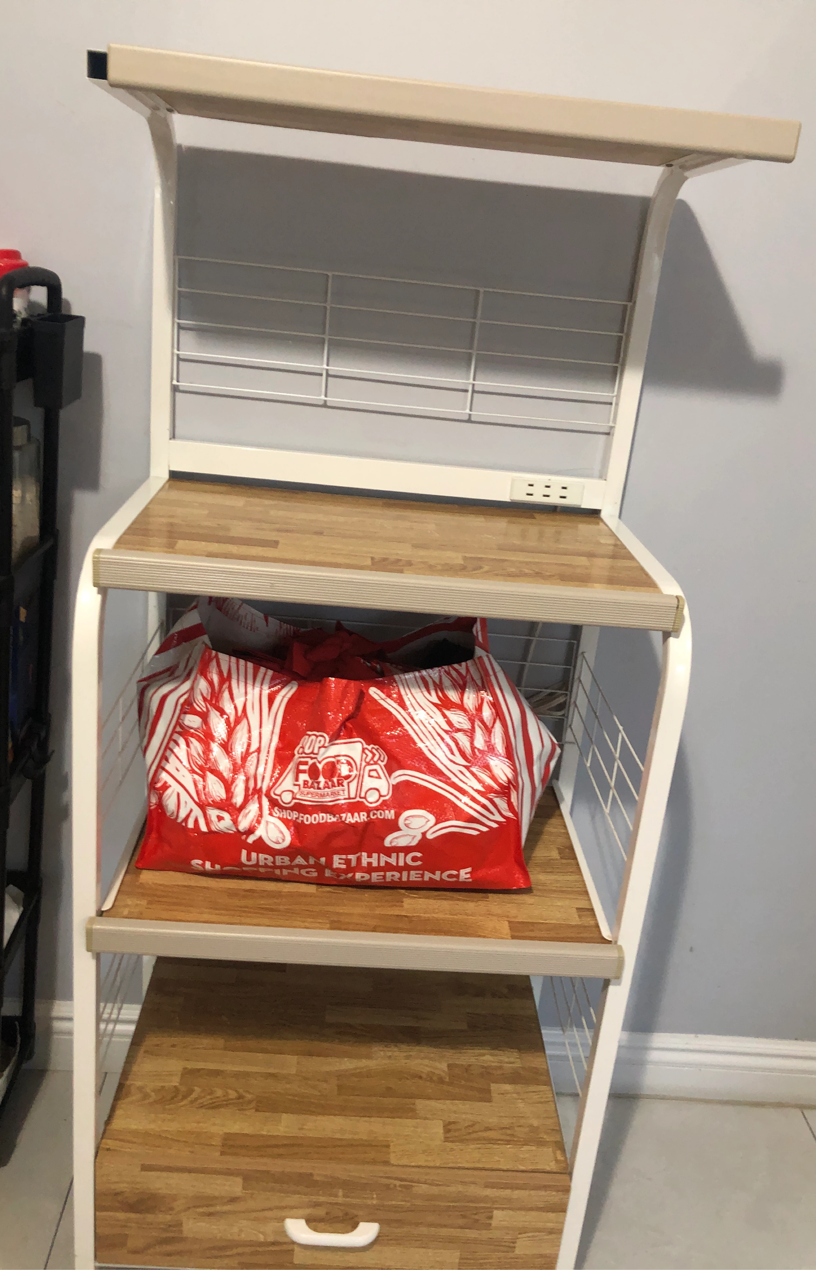 Kitchen Microwave Storage Rack