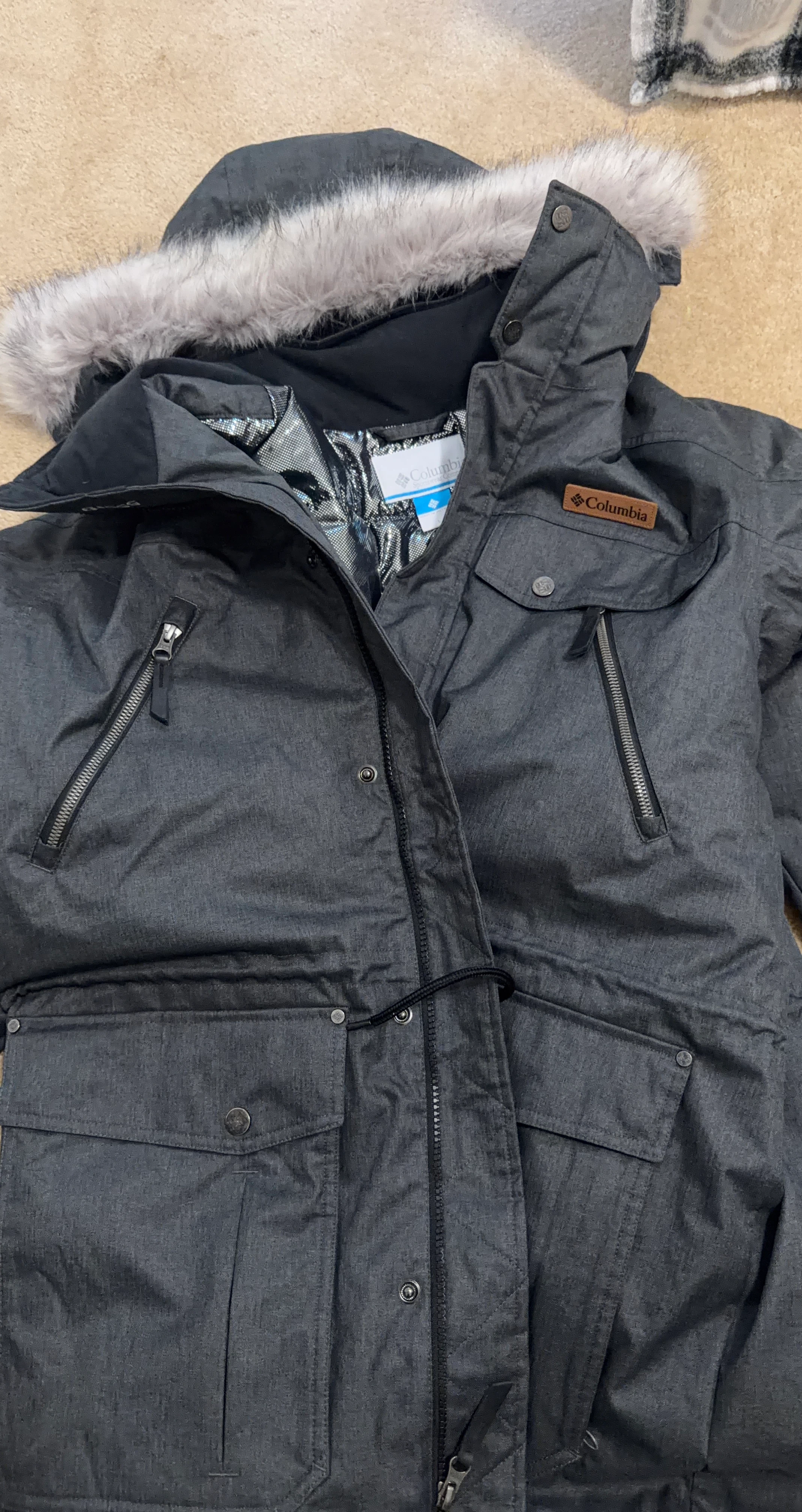 Columbia Women's Winter Parka Grey