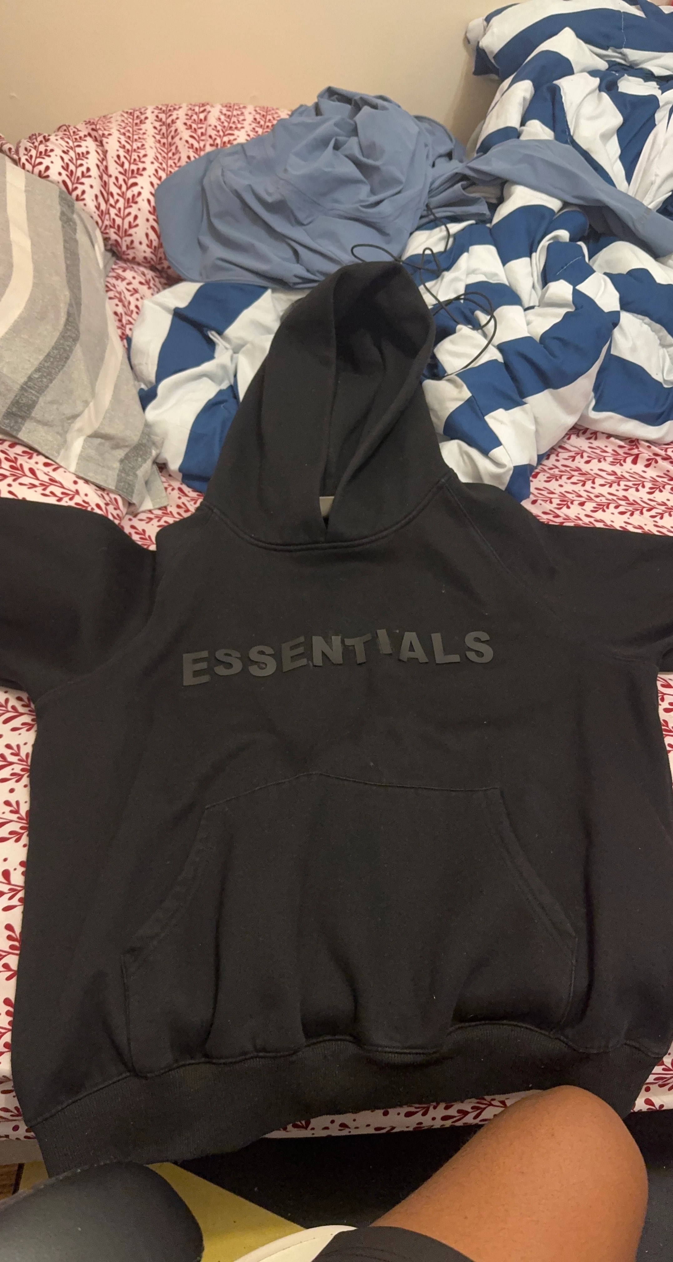 Essentials Black Hoodie