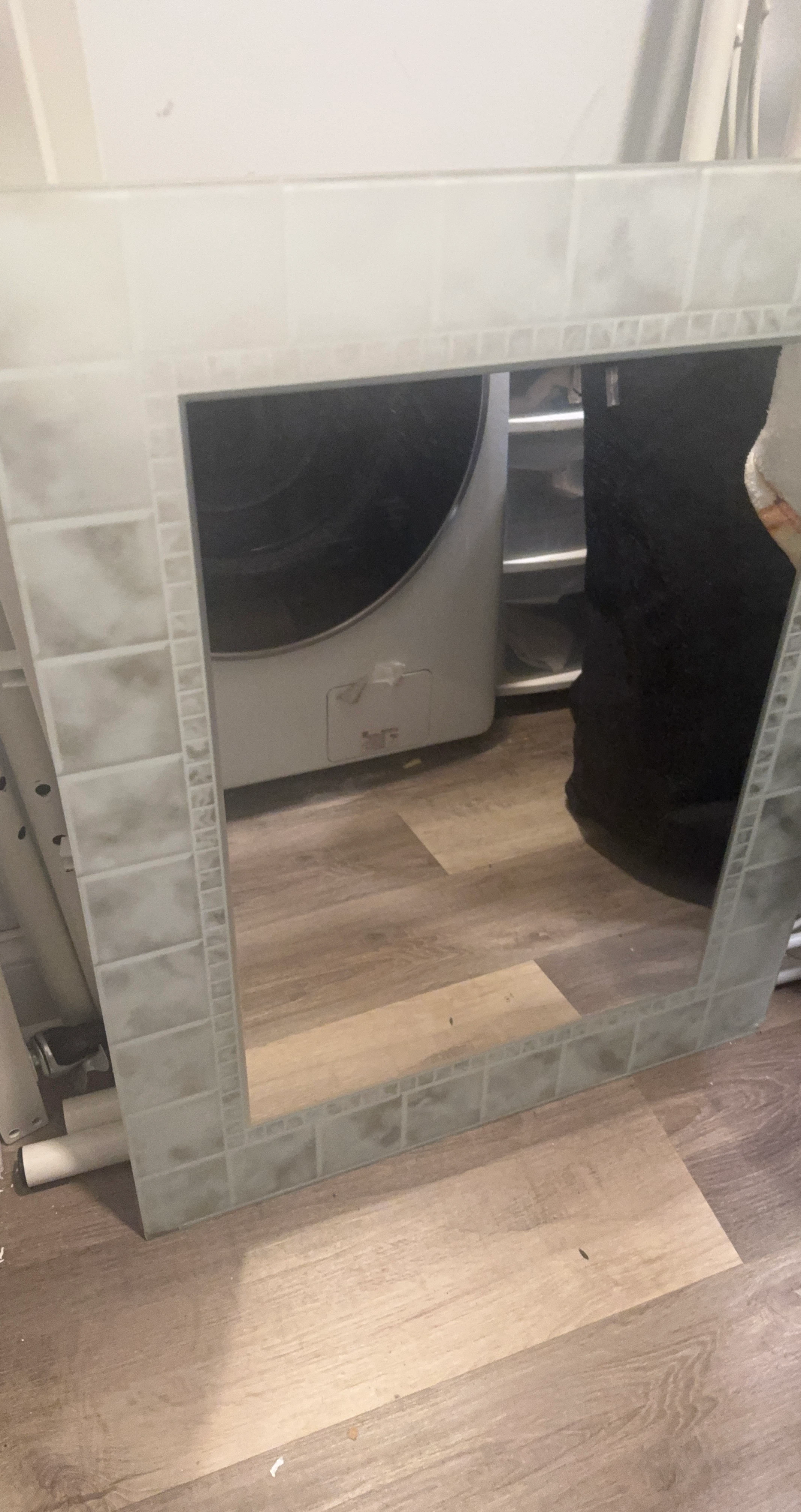Tiled Frame Wall Mirror