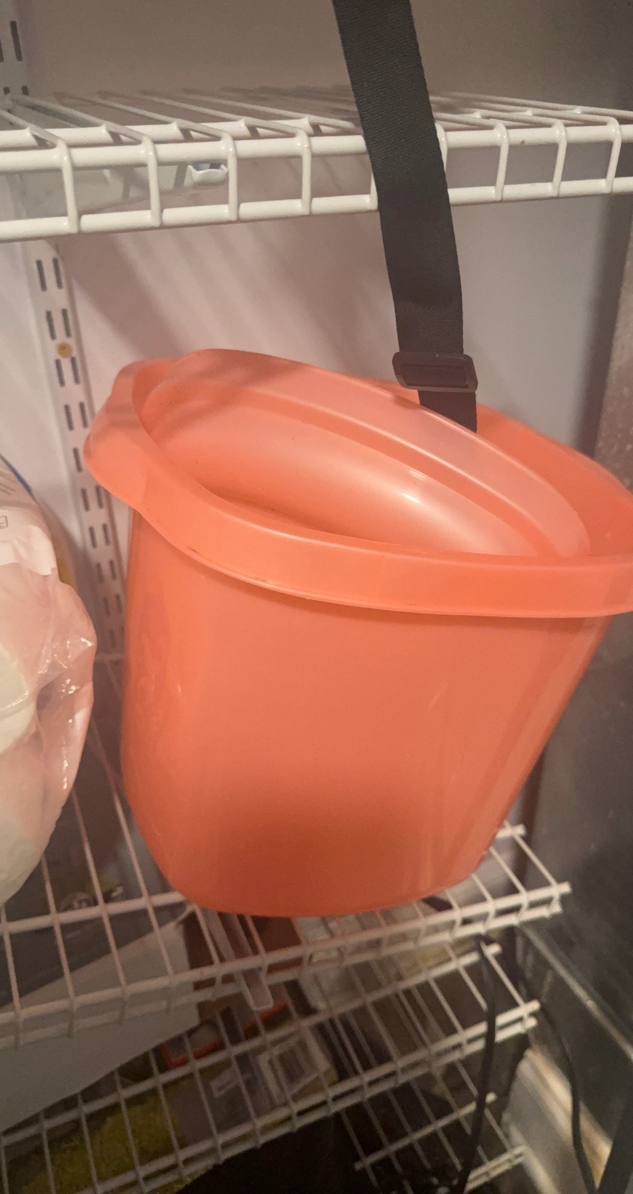 Collapsible Orange Bucket