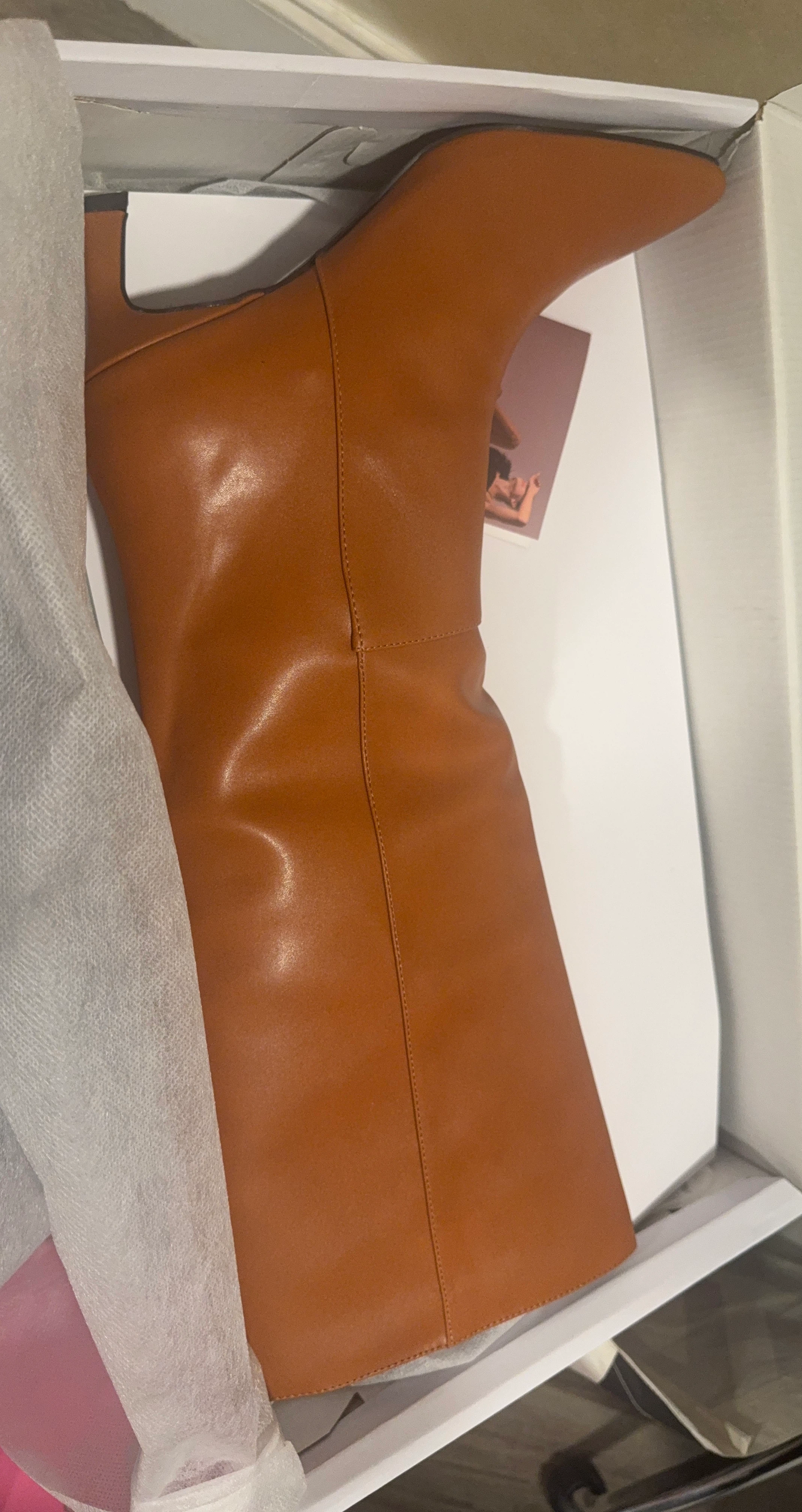 Tan Knee-High Boots