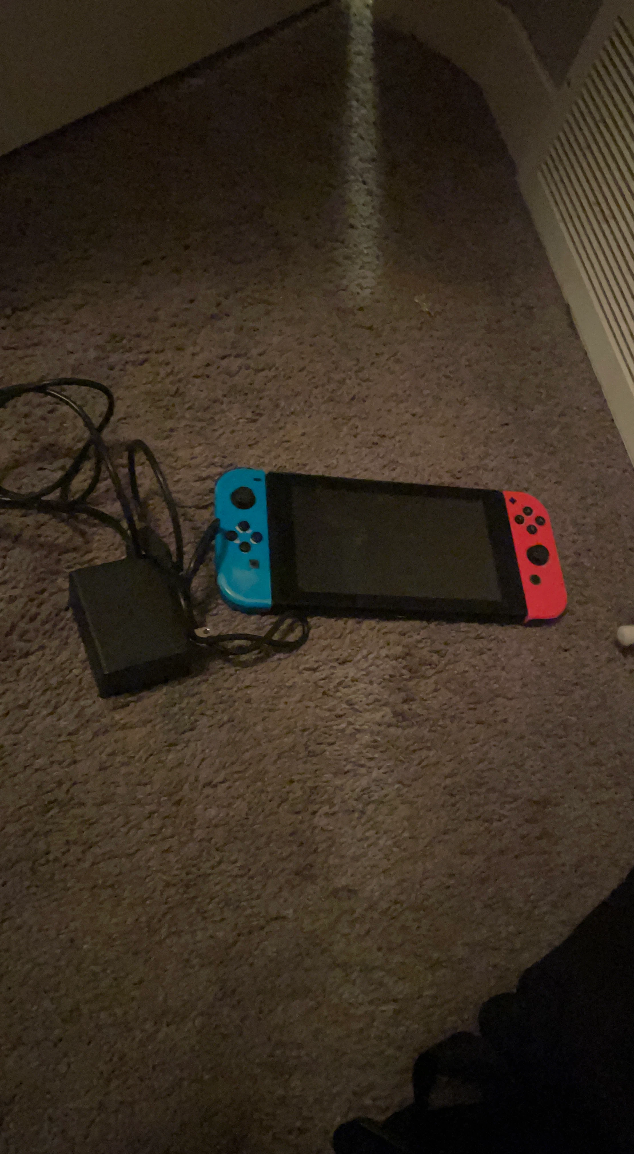 Nintendo Switch Console with Neon Controllers