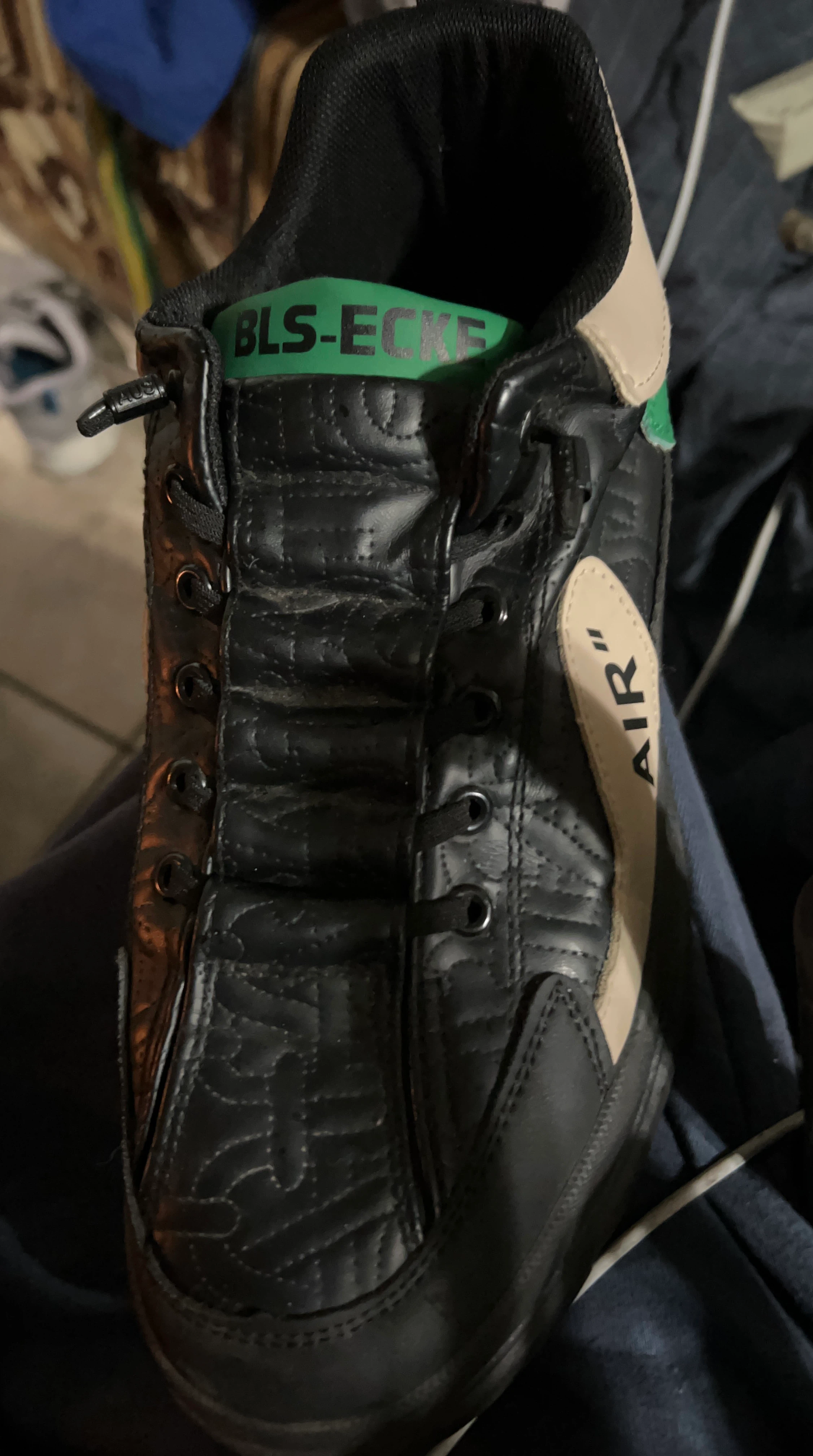 BLS-ECKE Black and Tan Sneakers