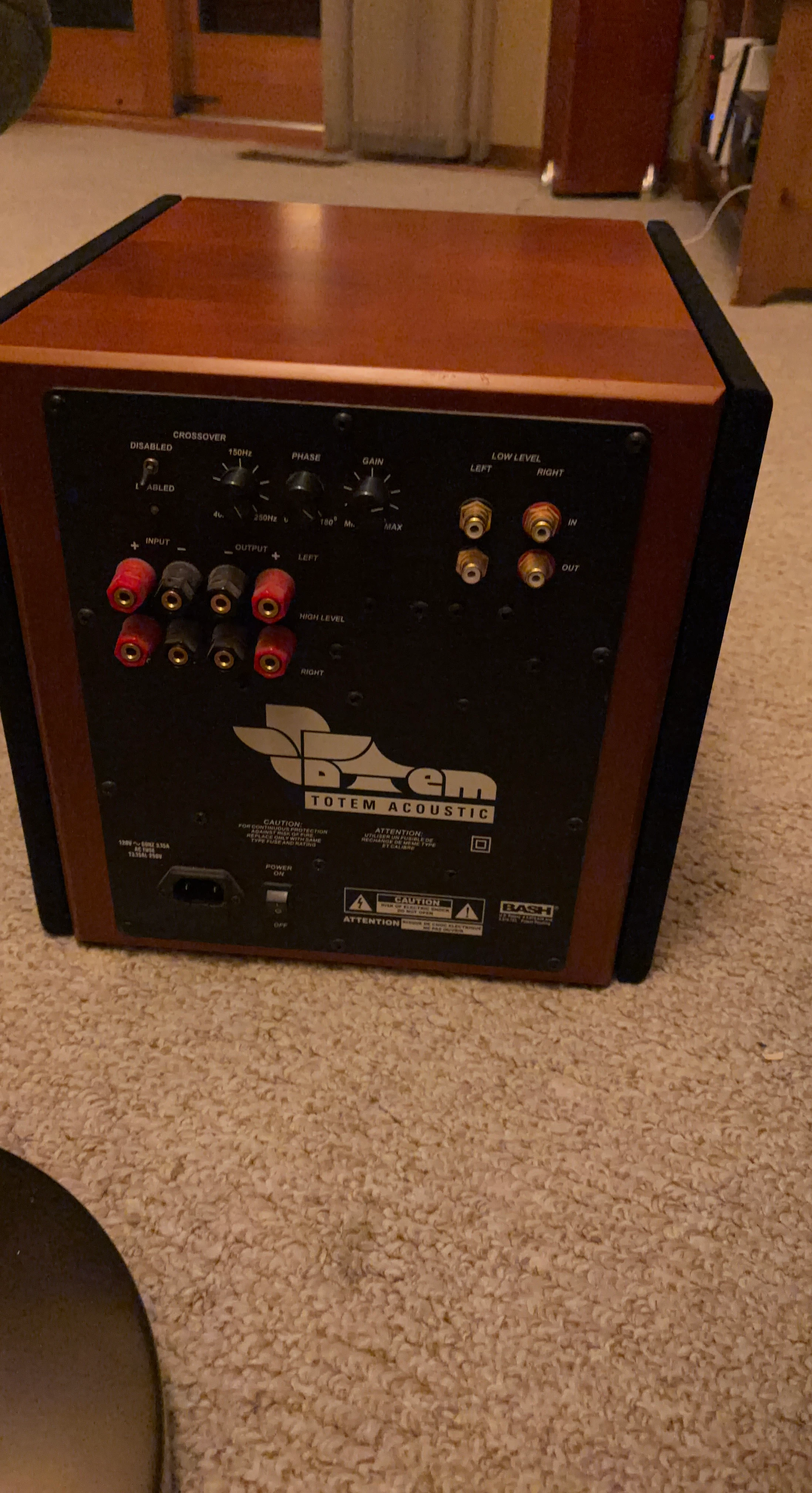 Totem Acoustic Storm Subwoofer